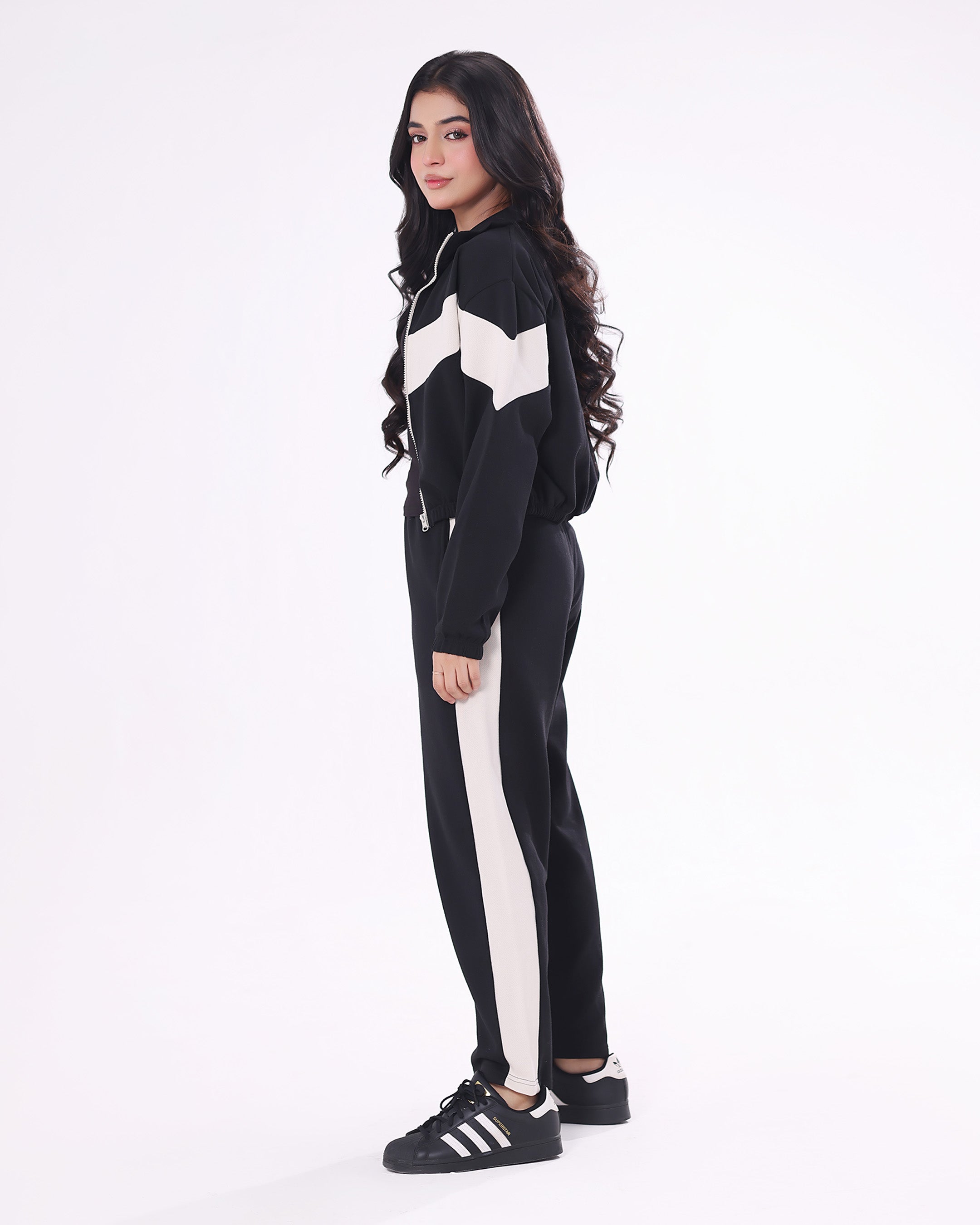 Fleece Tracksuit – Cool Fit - Black