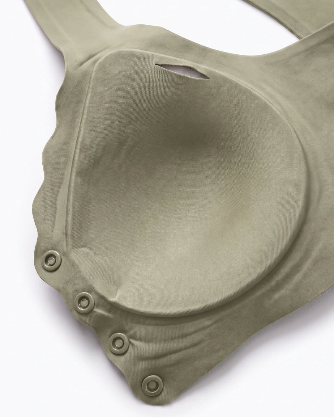 Front-Button Bra - Zova - Olive Green