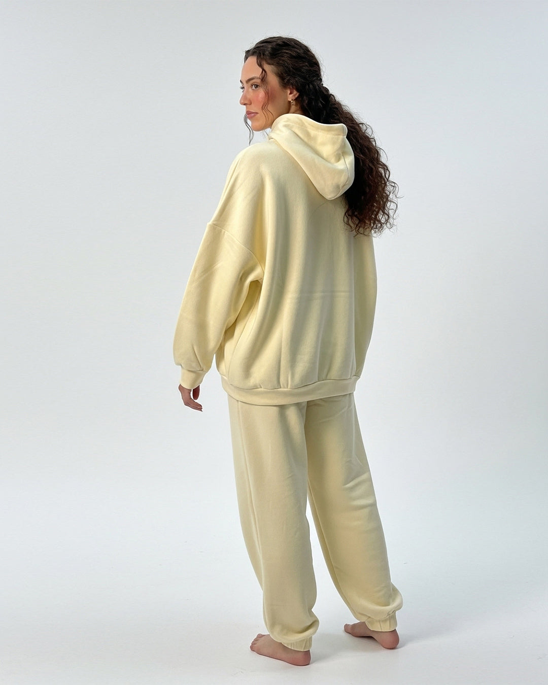 Fleece Tracksuit – Comfy Day - Lemon