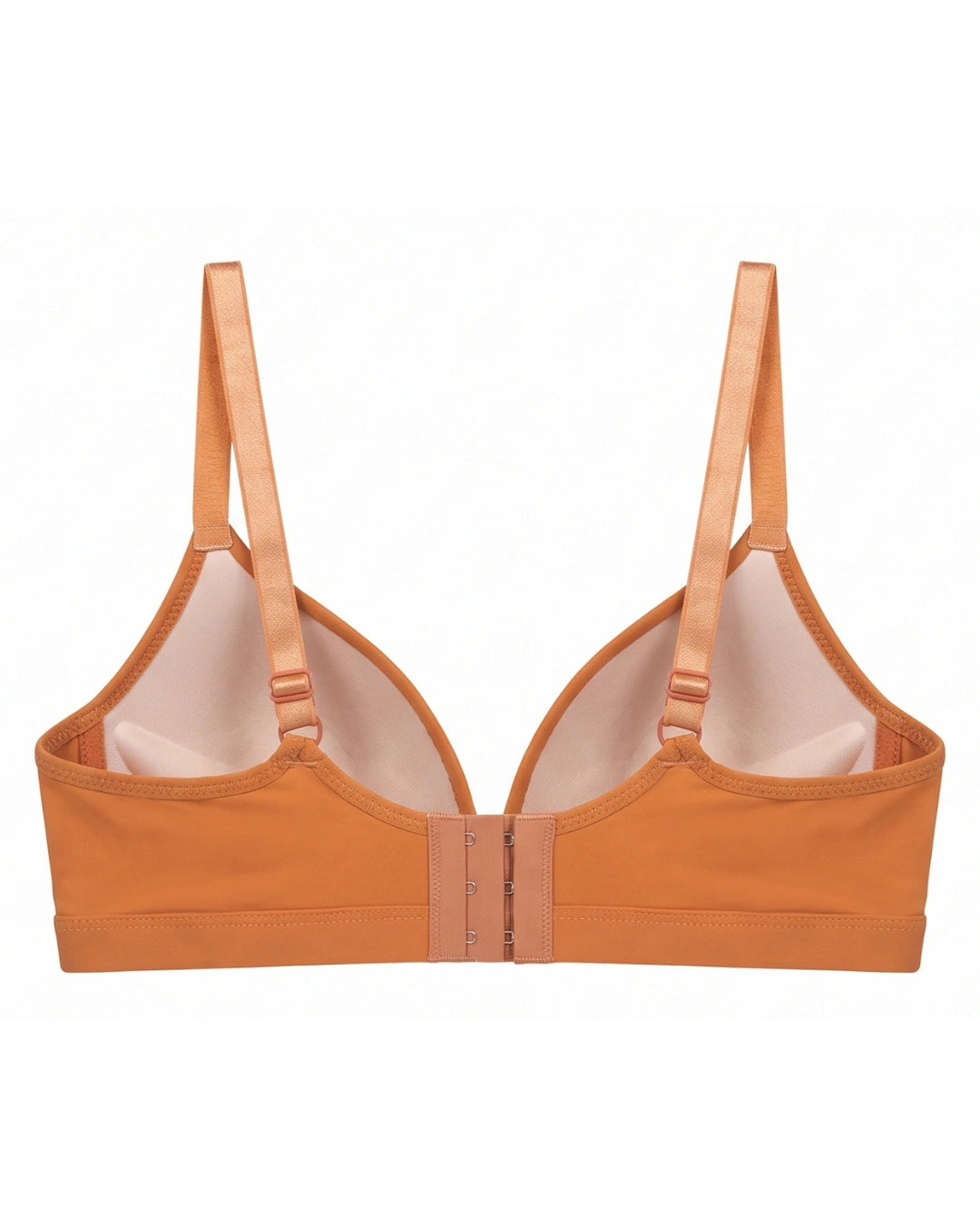 Light Padded T-Shirt Bra - Millie - Rust