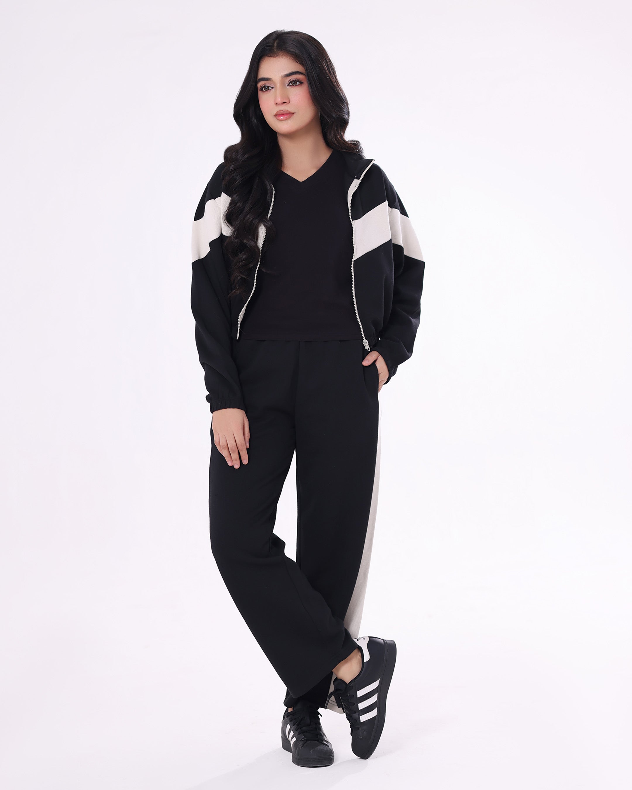 Fleece Tracksuit – Cool Fit - Black
