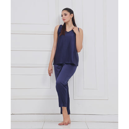 Silk Sleeveless Pj Suit - Dream Silk