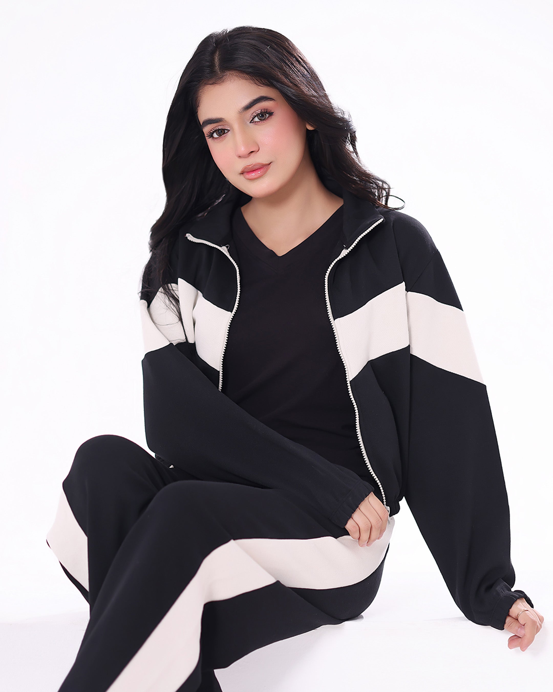 Fleece Tracksuit – Cool Fit - Black