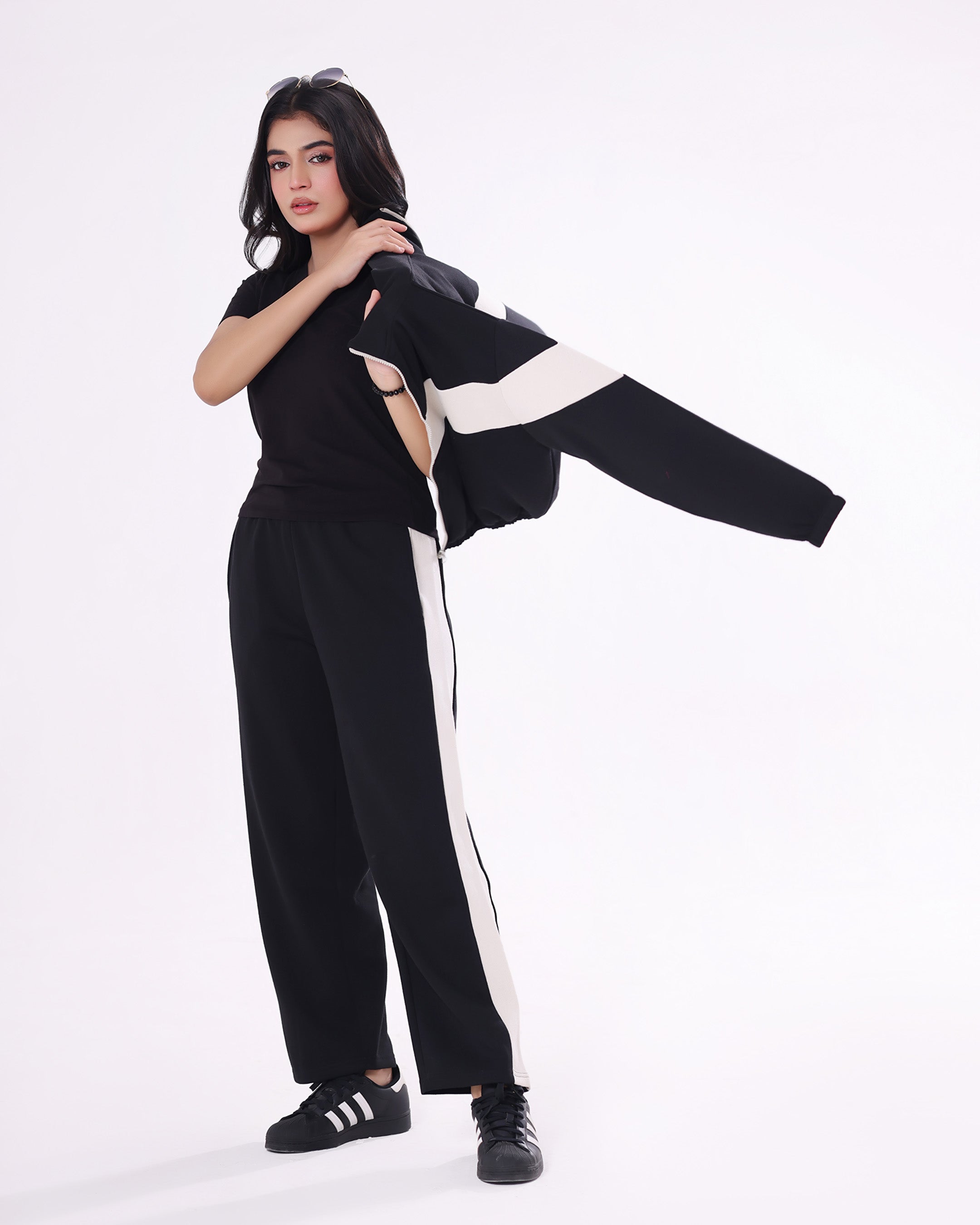 Fleece Tracksuit – Cool Fit - Black