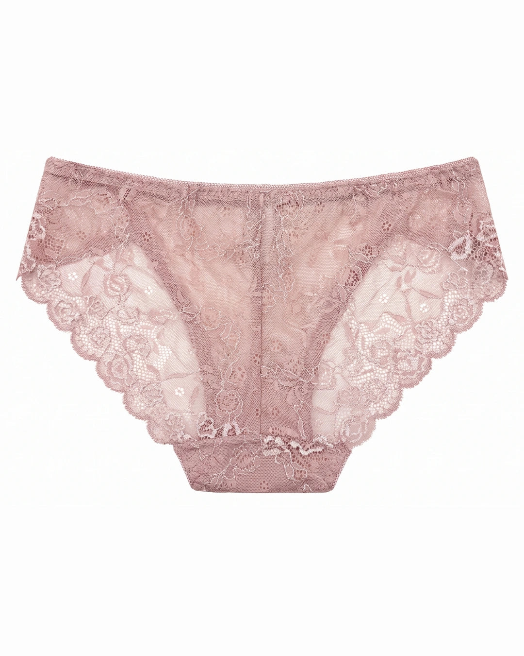 Brief Panty - Floral Lace - Champagne