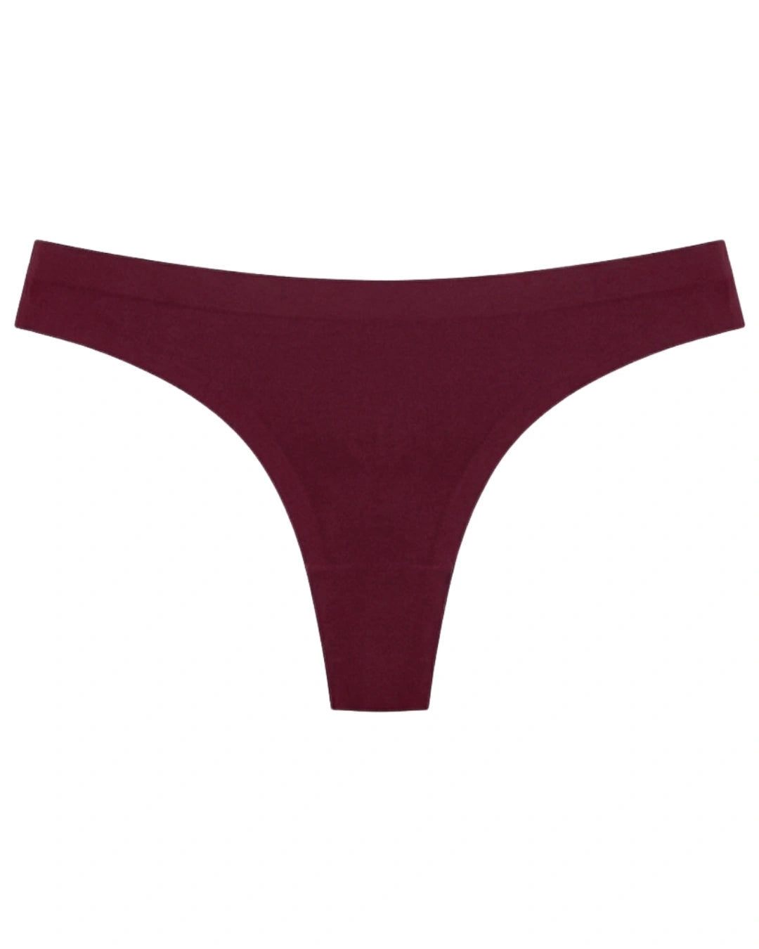 Seamless Thong  - Scarlet - Maroon