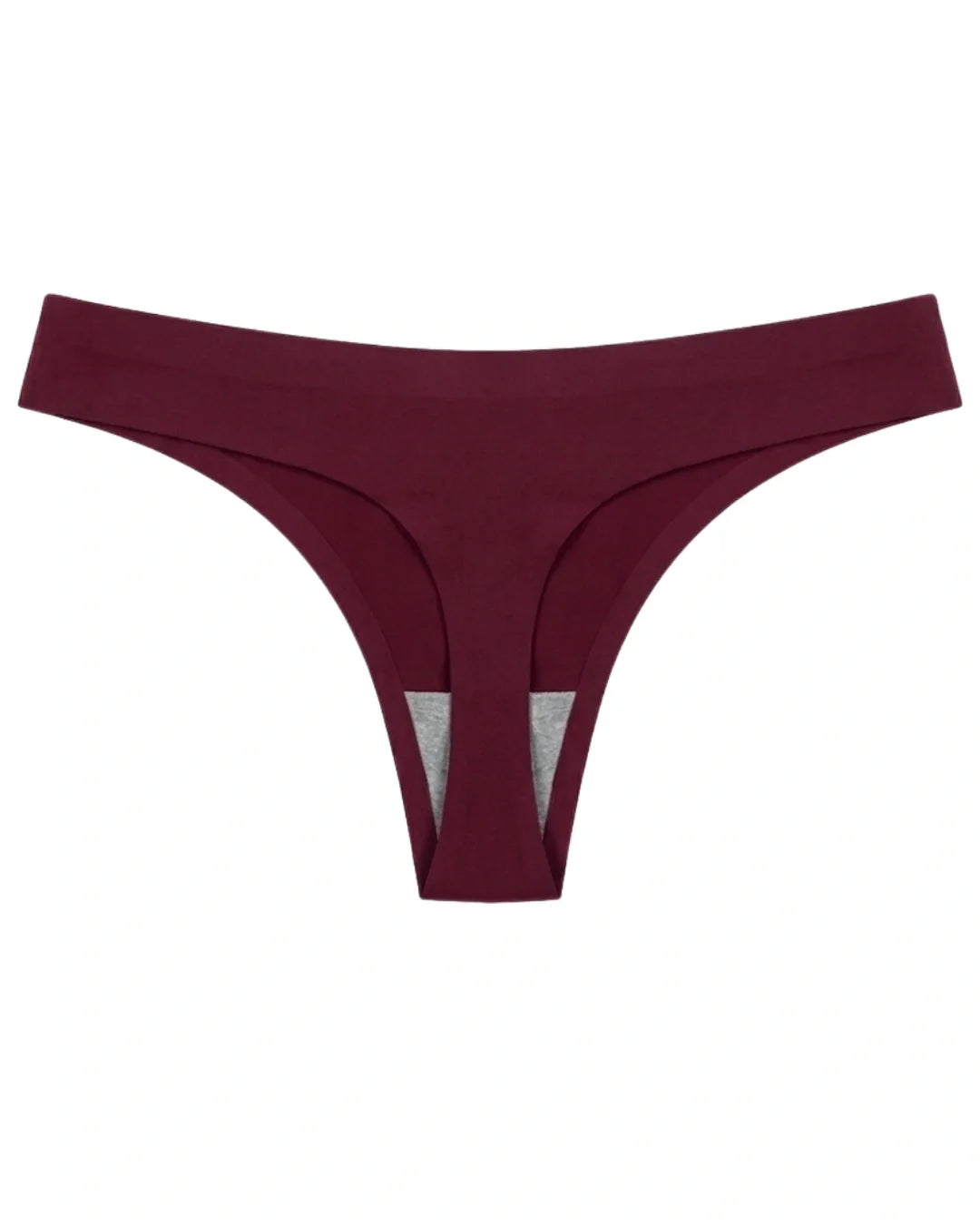 Seamless Thong  - Scarlet - Maroon