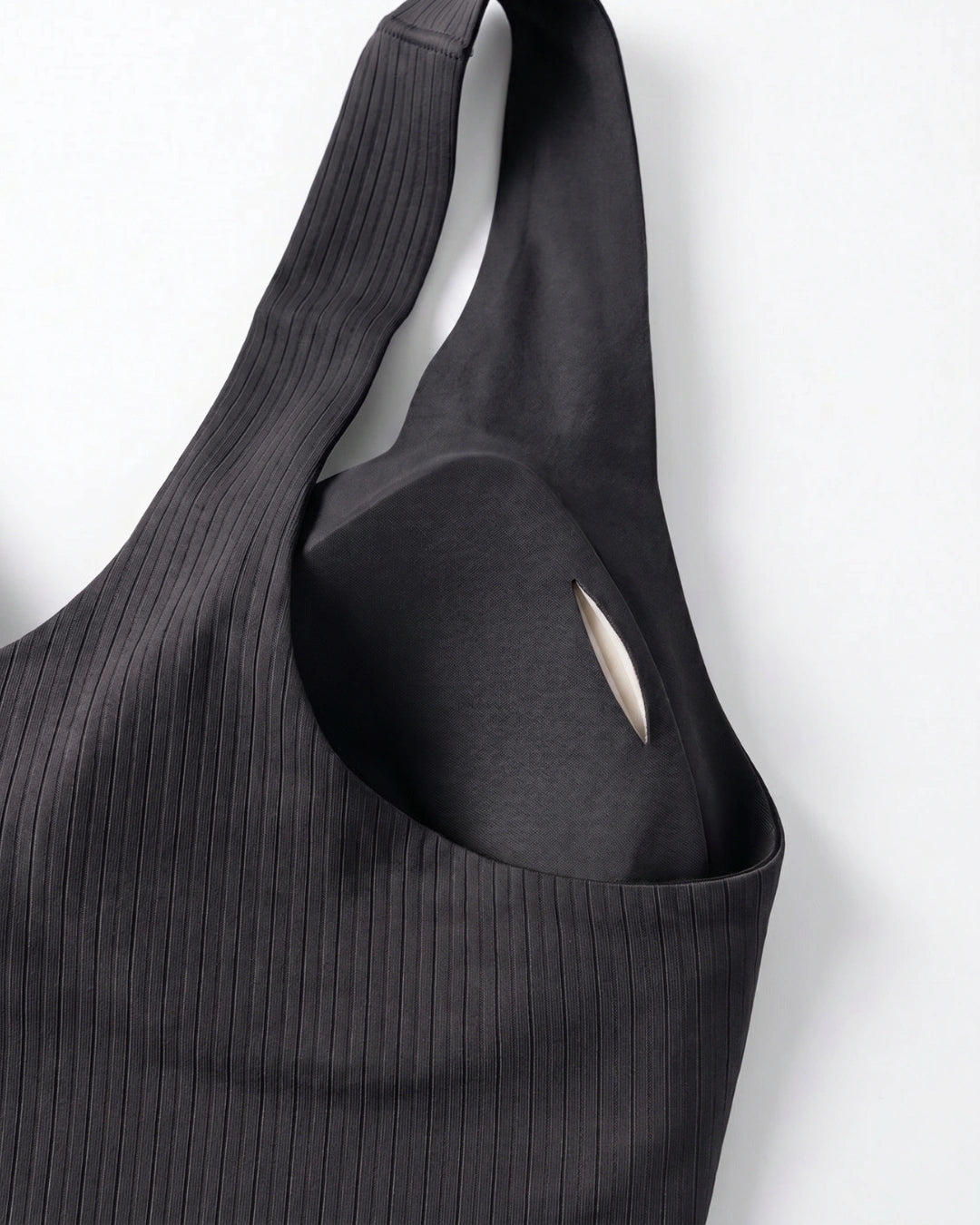 Front-Button Bra - Zova - Black
