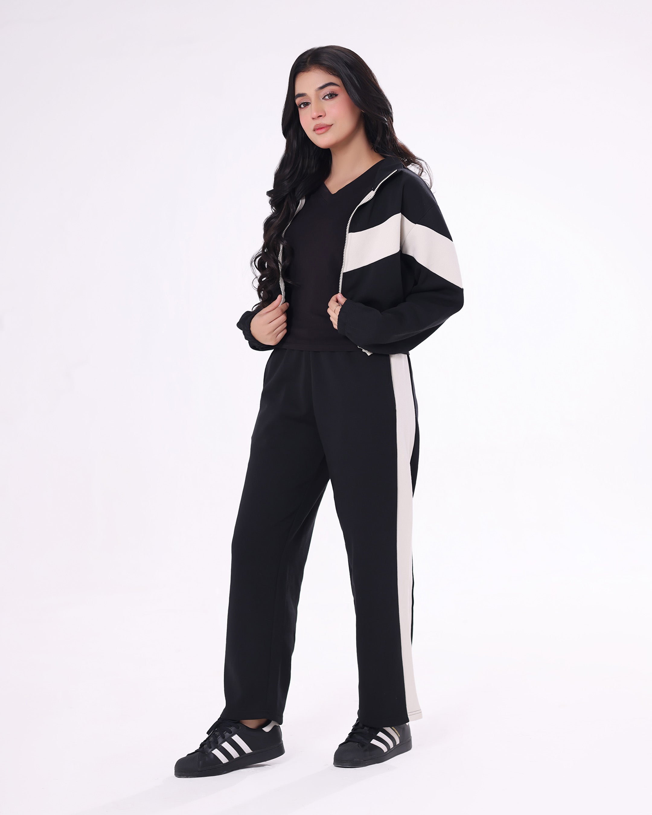 Fleece Tracksuit – Cool Fit - Black