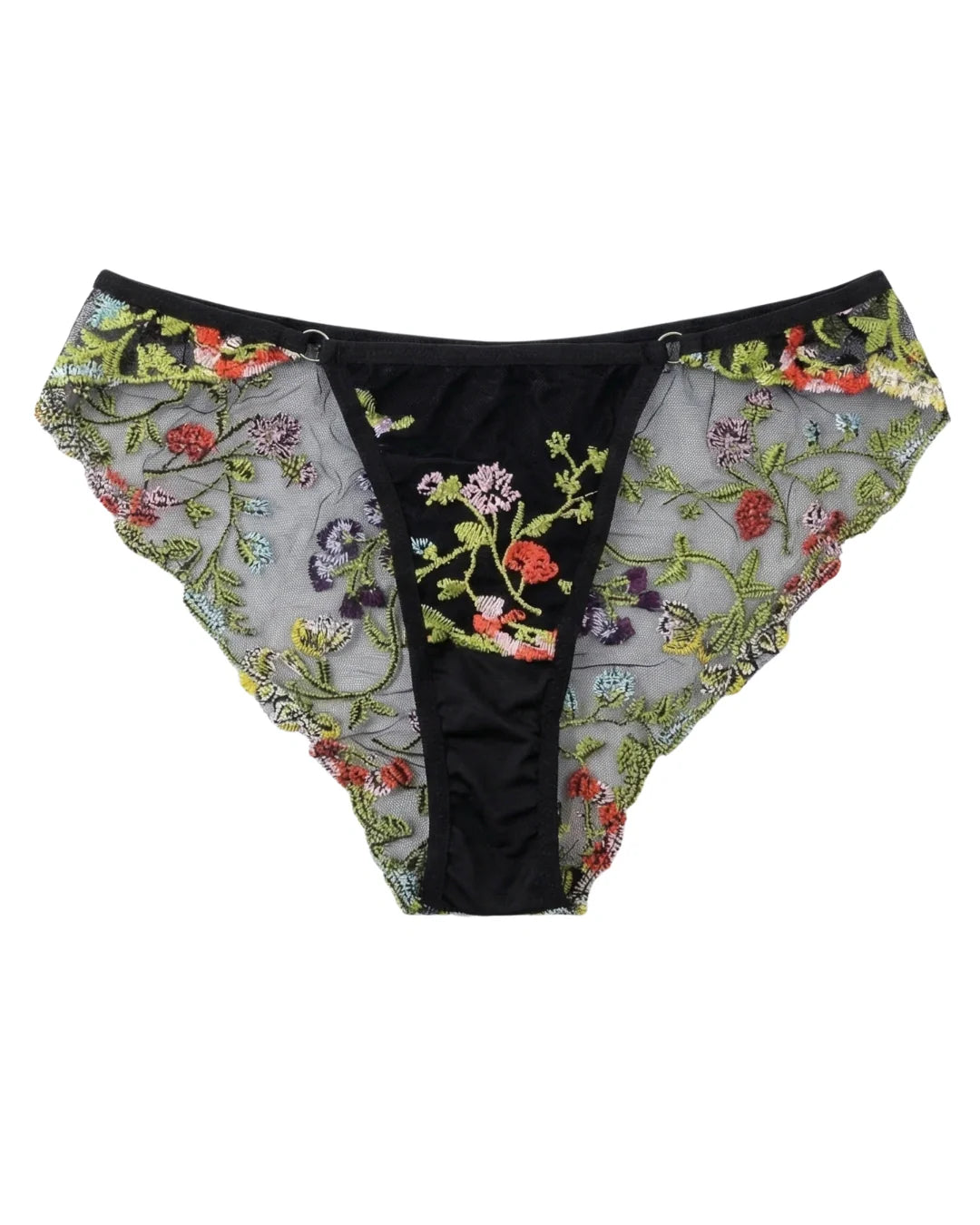 Non Padded Bra Set - Fiora - Black