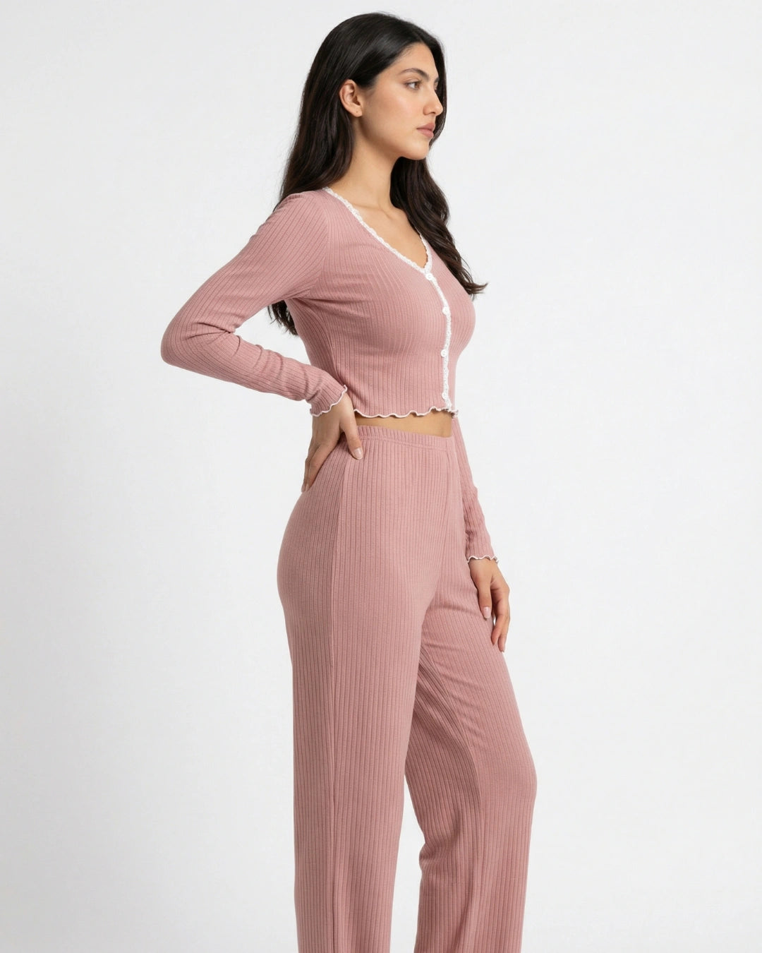 Cotton PJ Set - Mellow - Pink