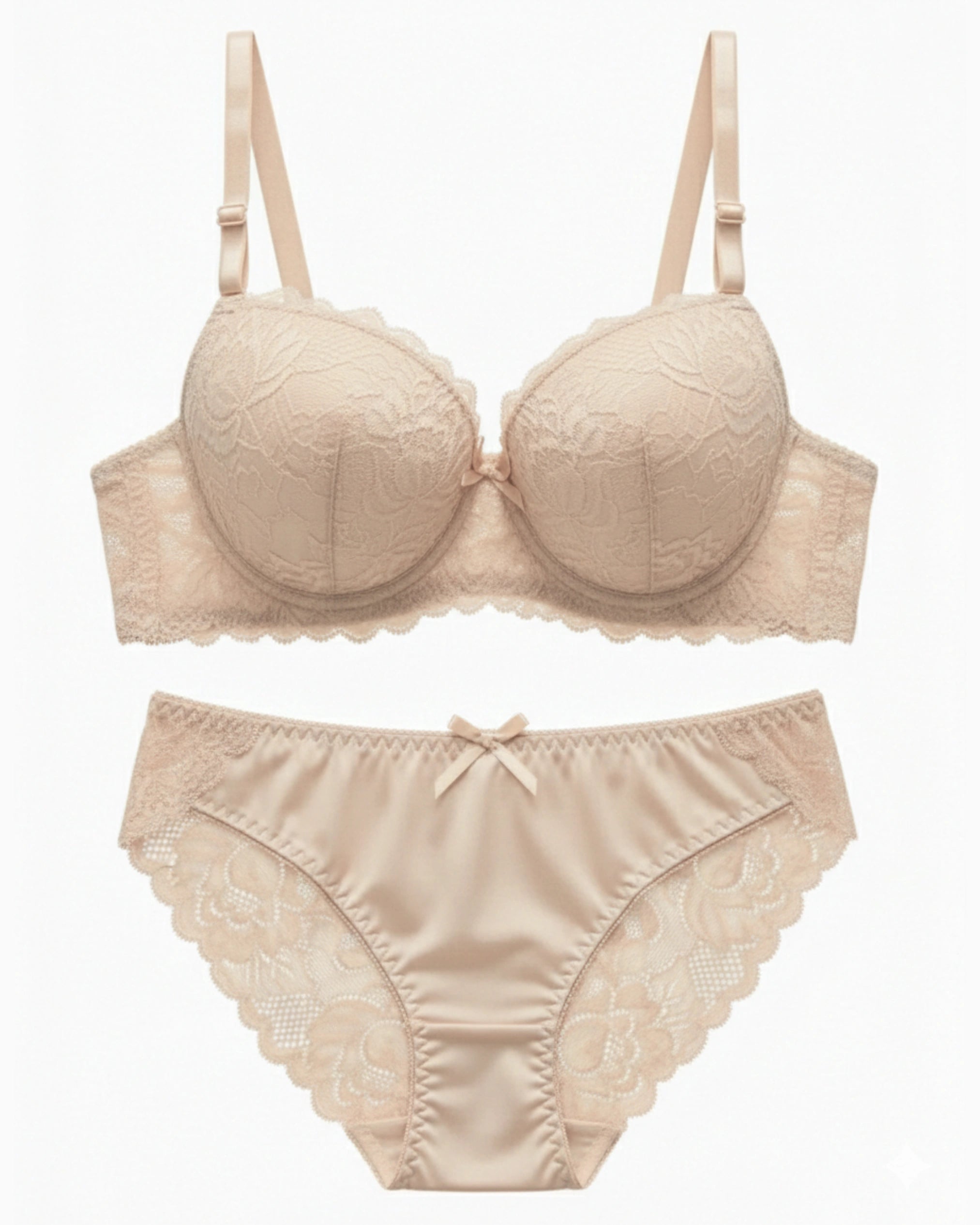 Padded Bra Set -  Embro - Skin