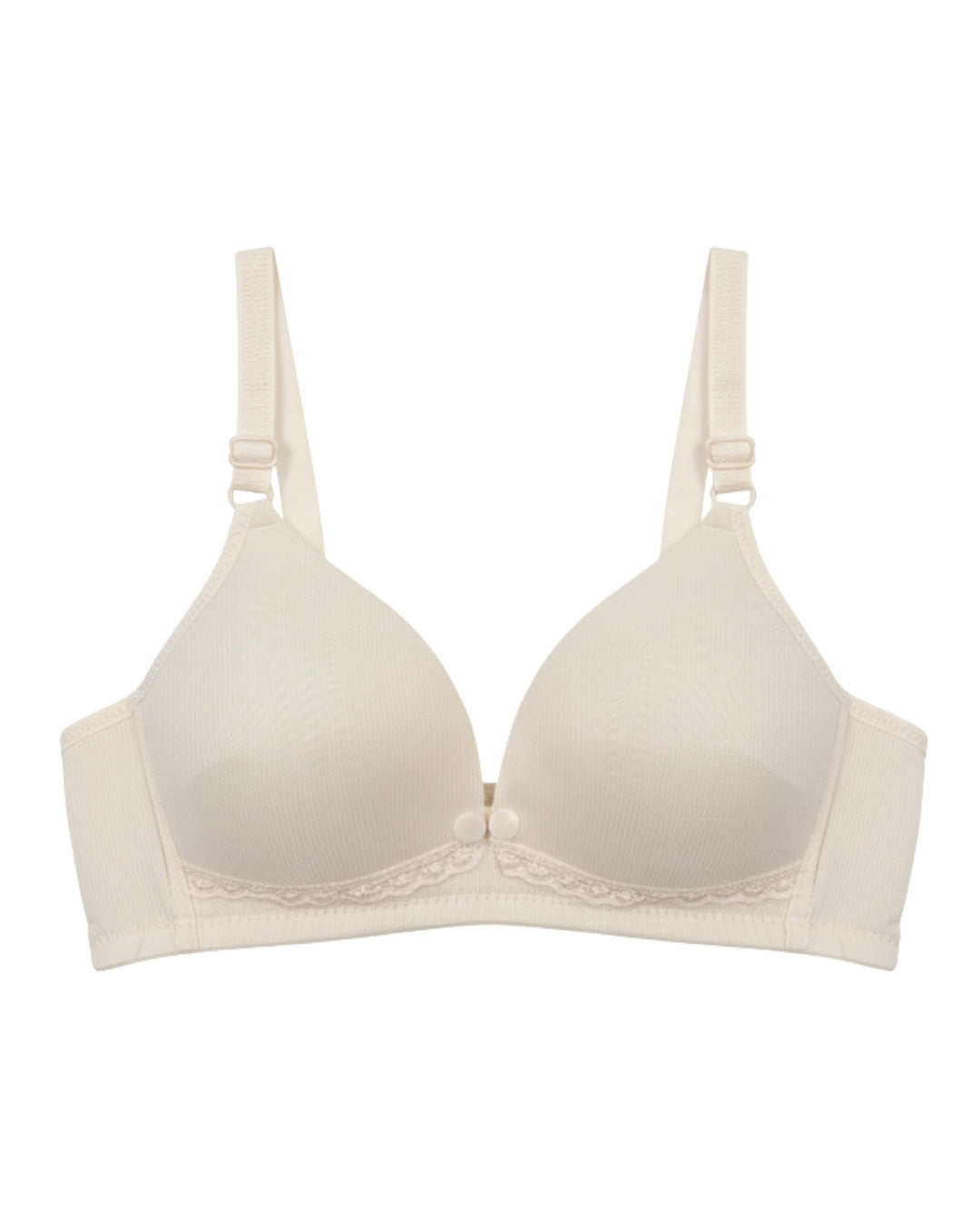 Padded Bra - Rib Soft - Off White