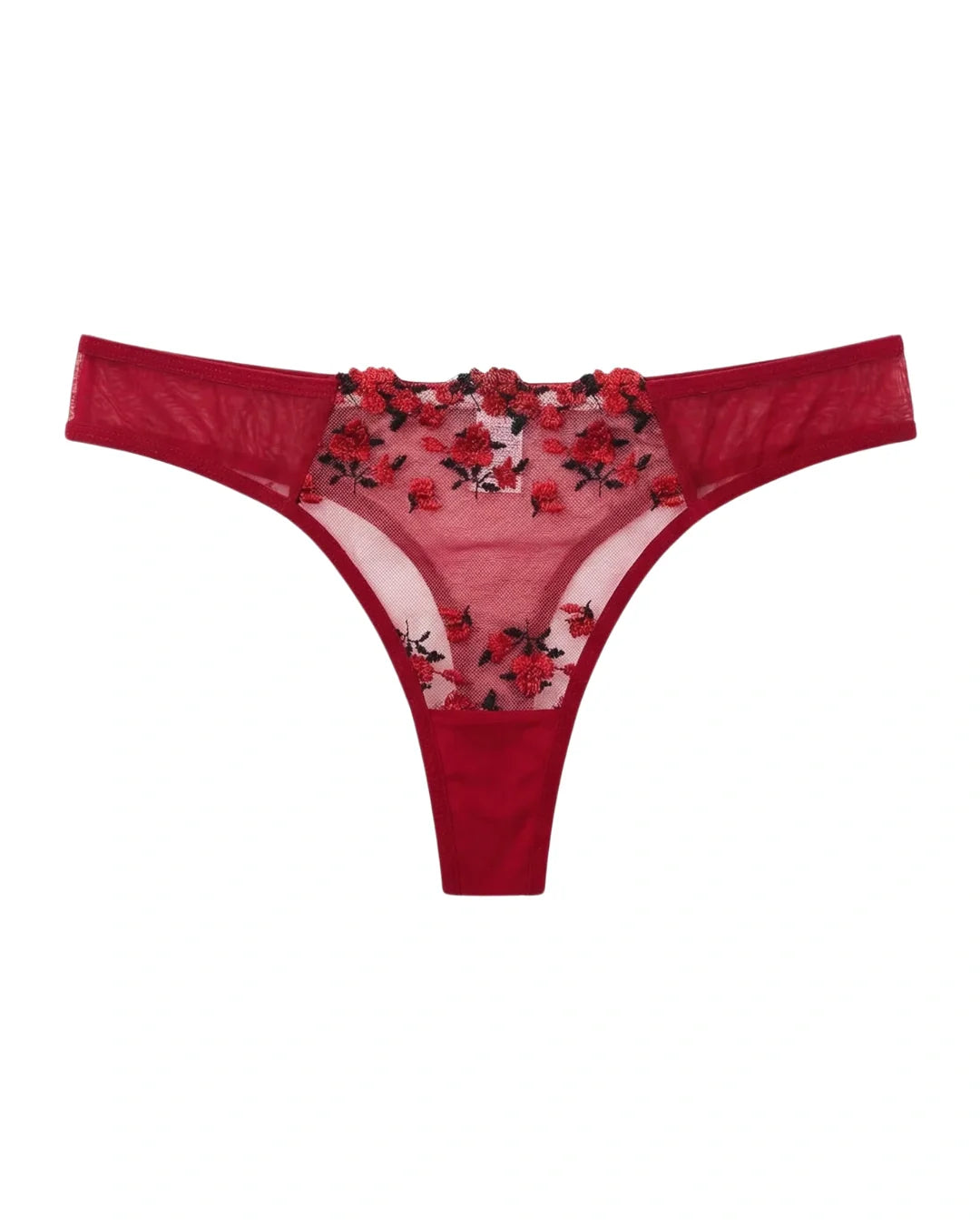 Non Padded Bra Set - Blush Veil - Maroon