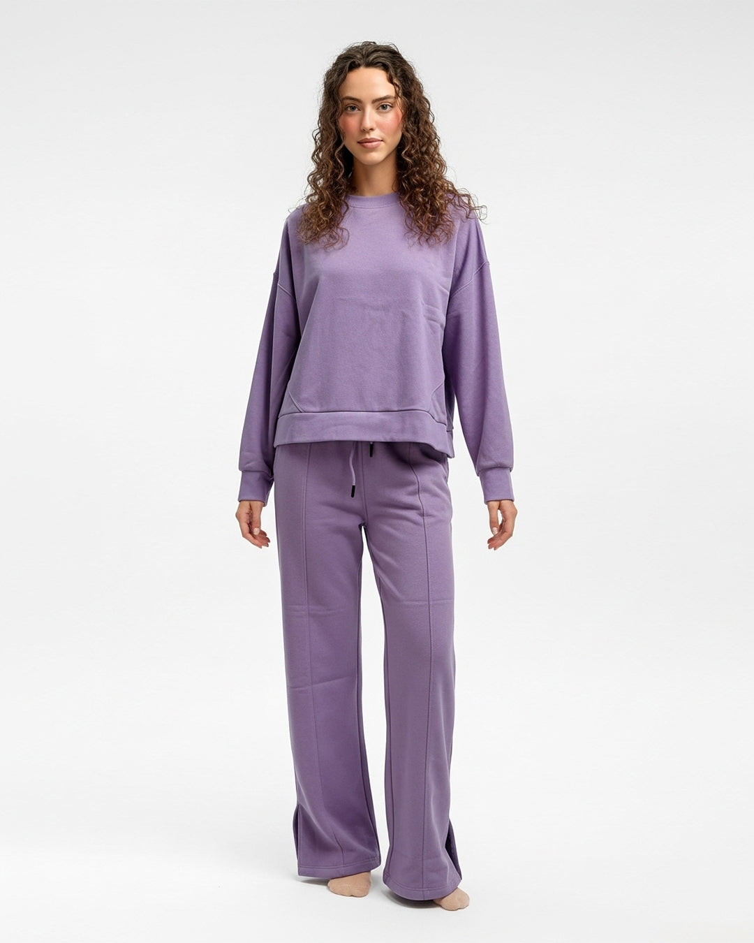 Fleece Tracksuit – Warm Set - Purple