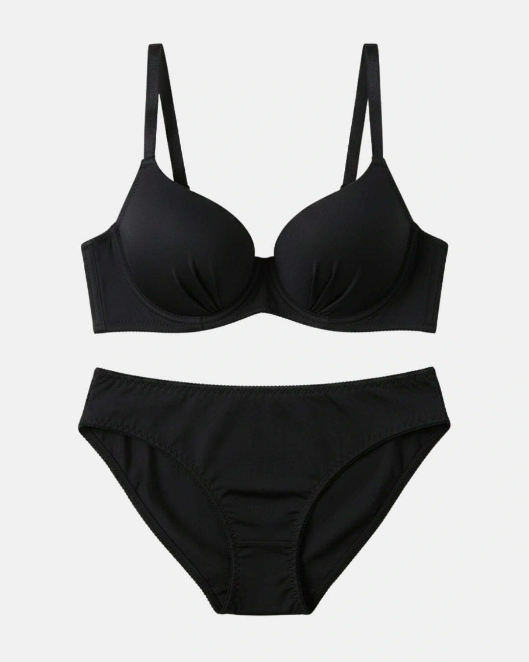 Padded Bra Set - Amelia - Black