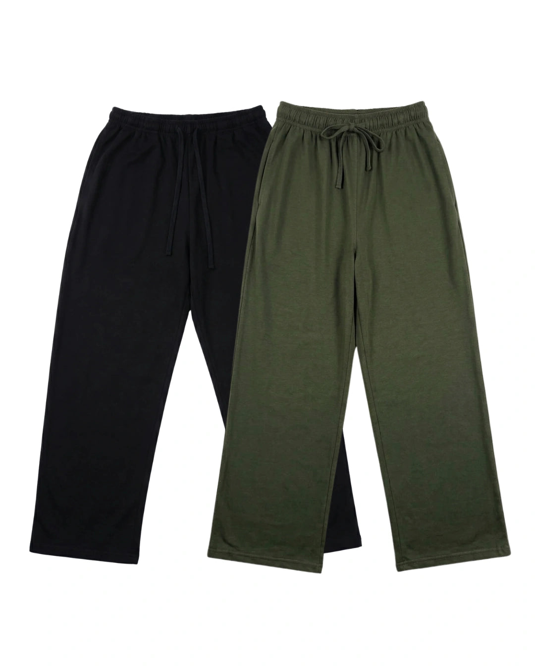 Pack of 2 Trousers - Comfy Sleep - Black & Green