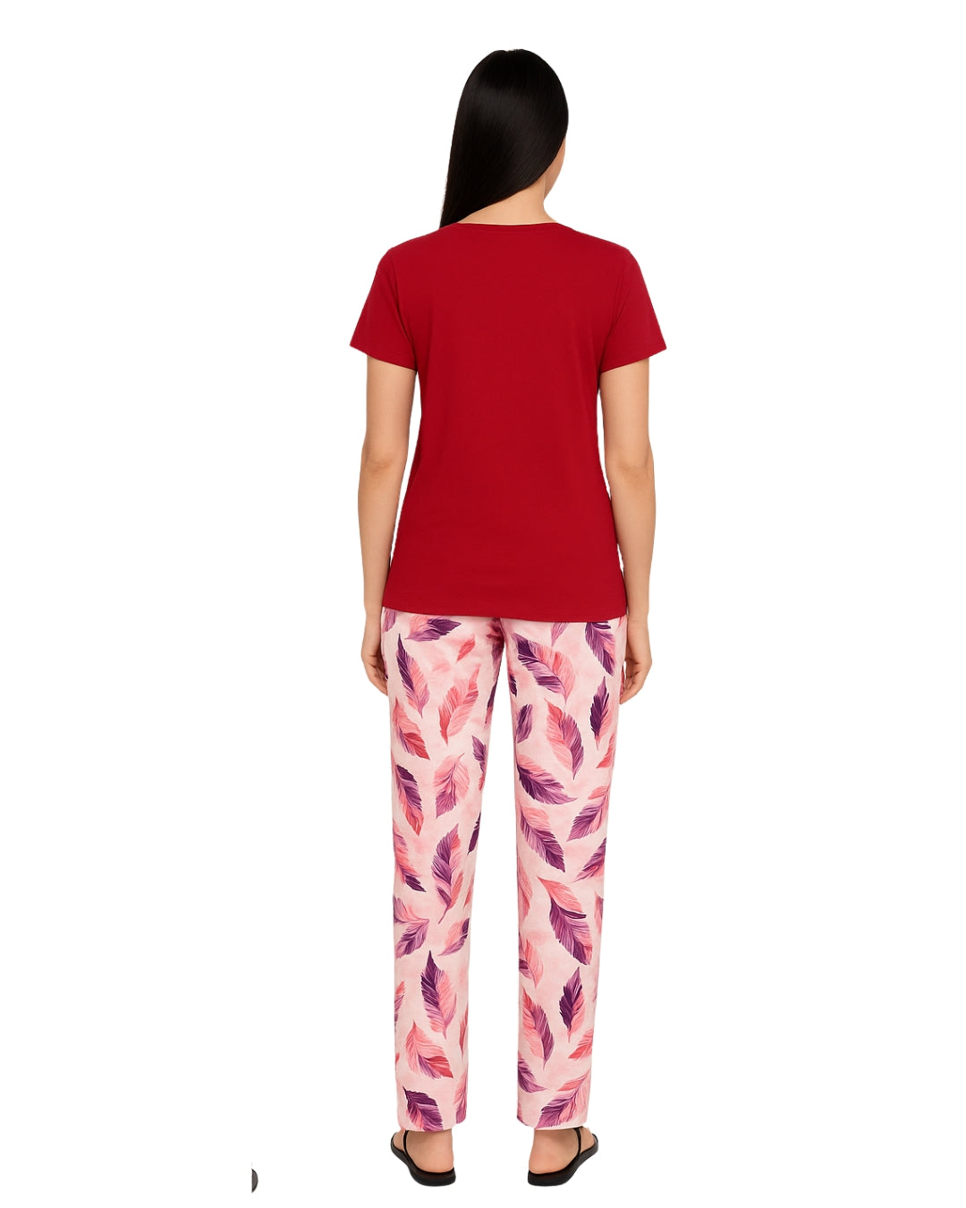 Cotton PJ Set - Berry Bloom