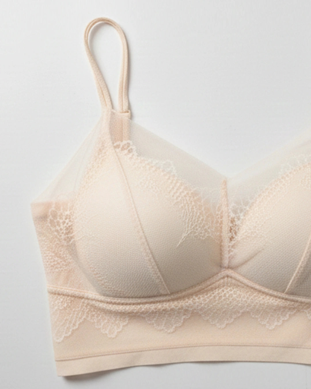 Seamless Padded Bra - Nua Lace - Skin
