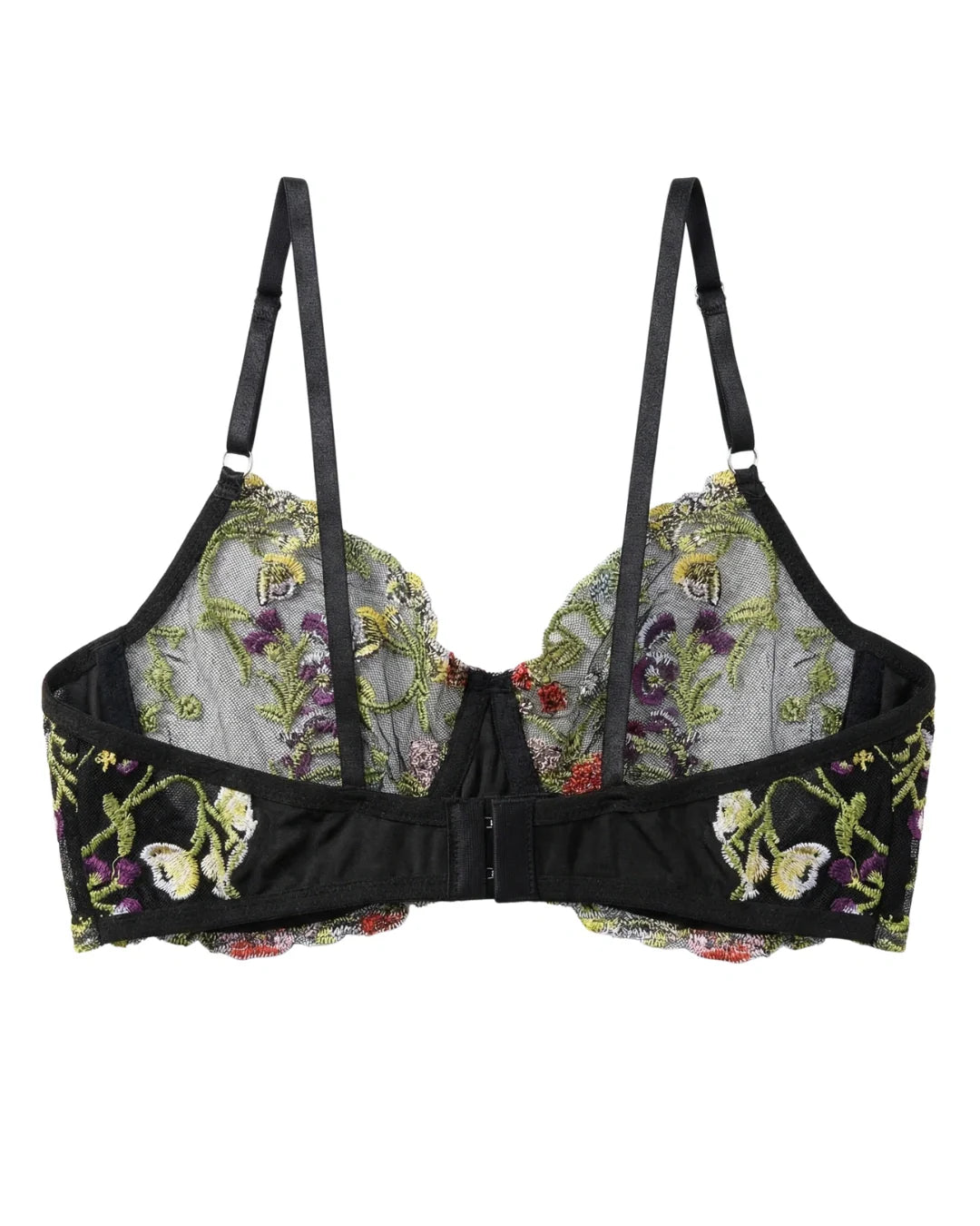 Non Padded Bra Set - Fiora - Black