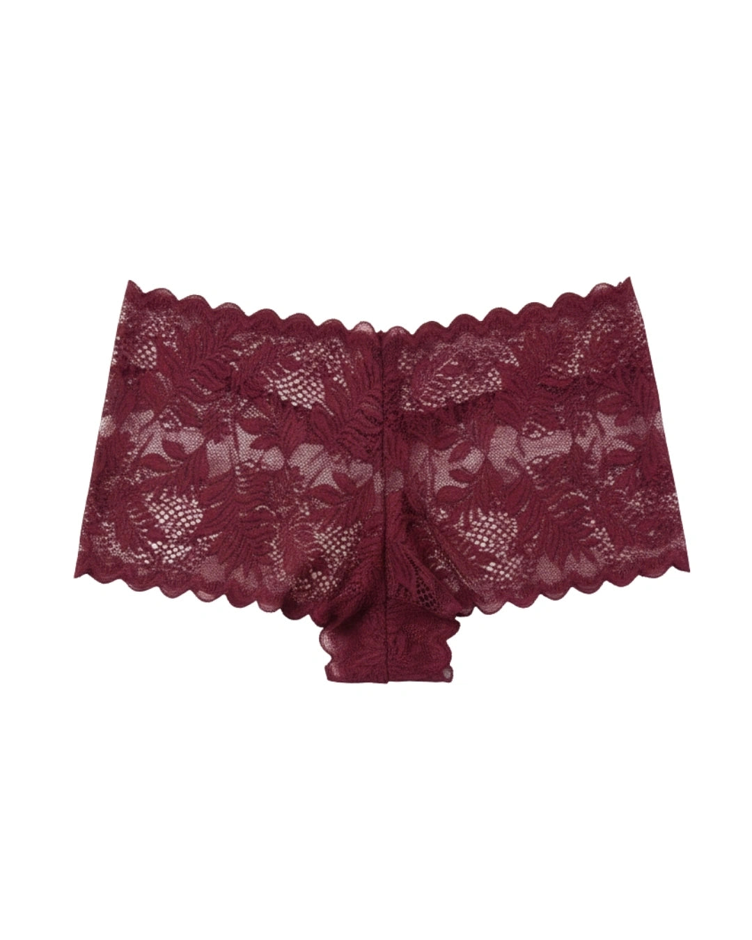 Hipster Panty - Crimson Bloom - Maroon