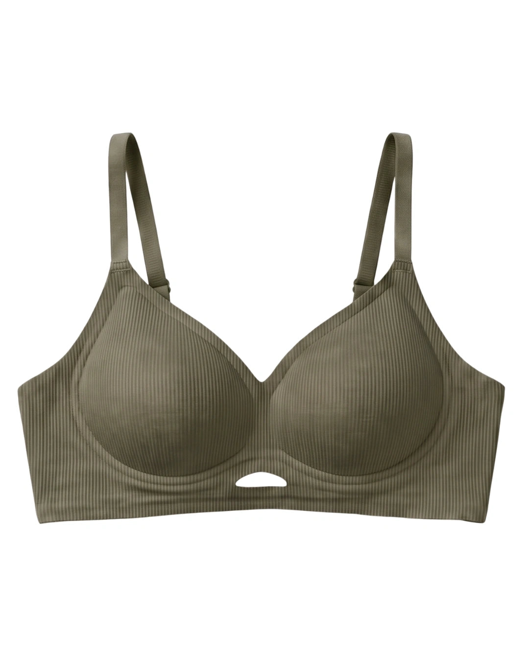 Seamless Padded Bra - Vinoa - Olive Green