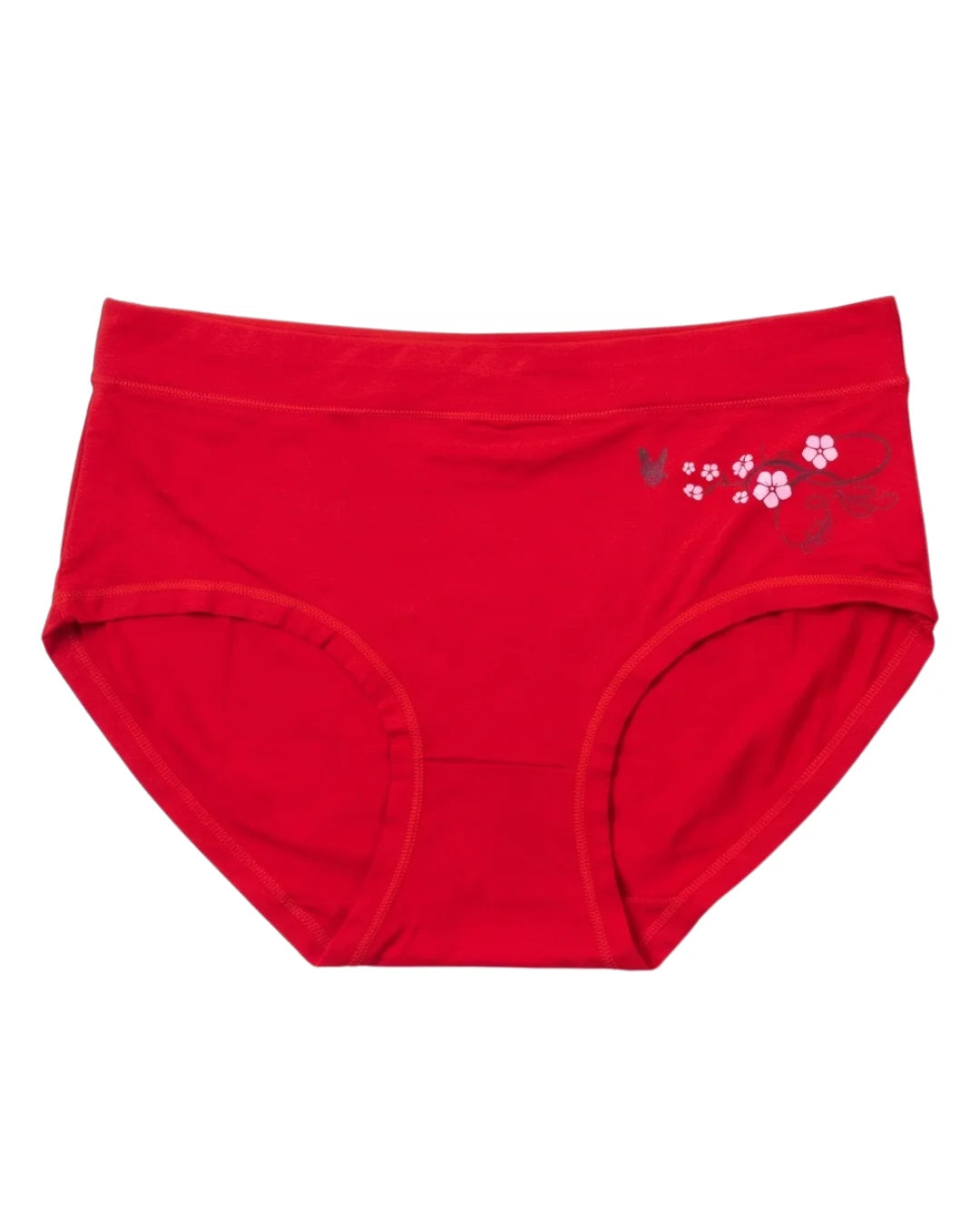 Pack Of 3 - Brief Panties - Comfy Petals