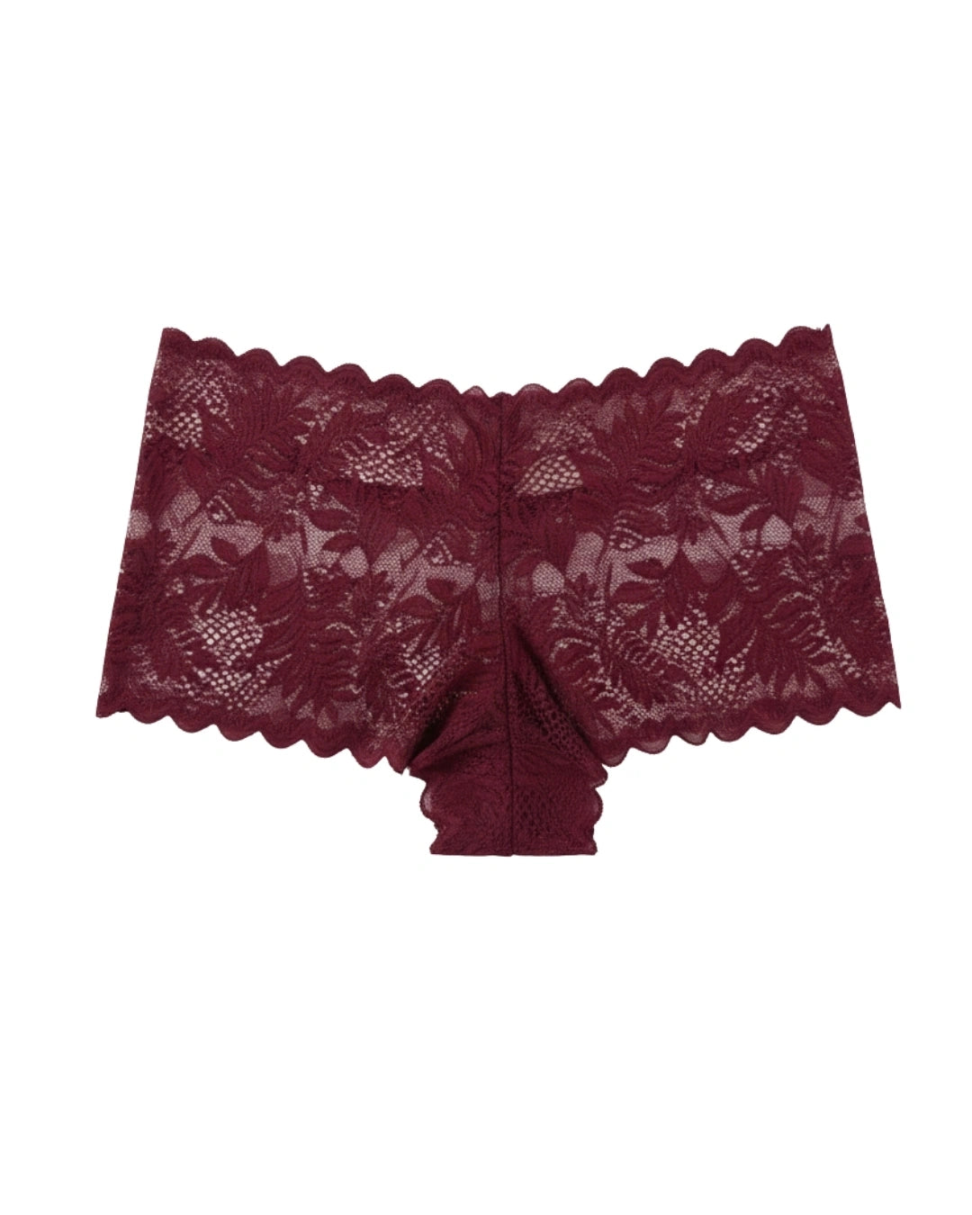 Hipster Panty - Crimson Bloom - Maroon
