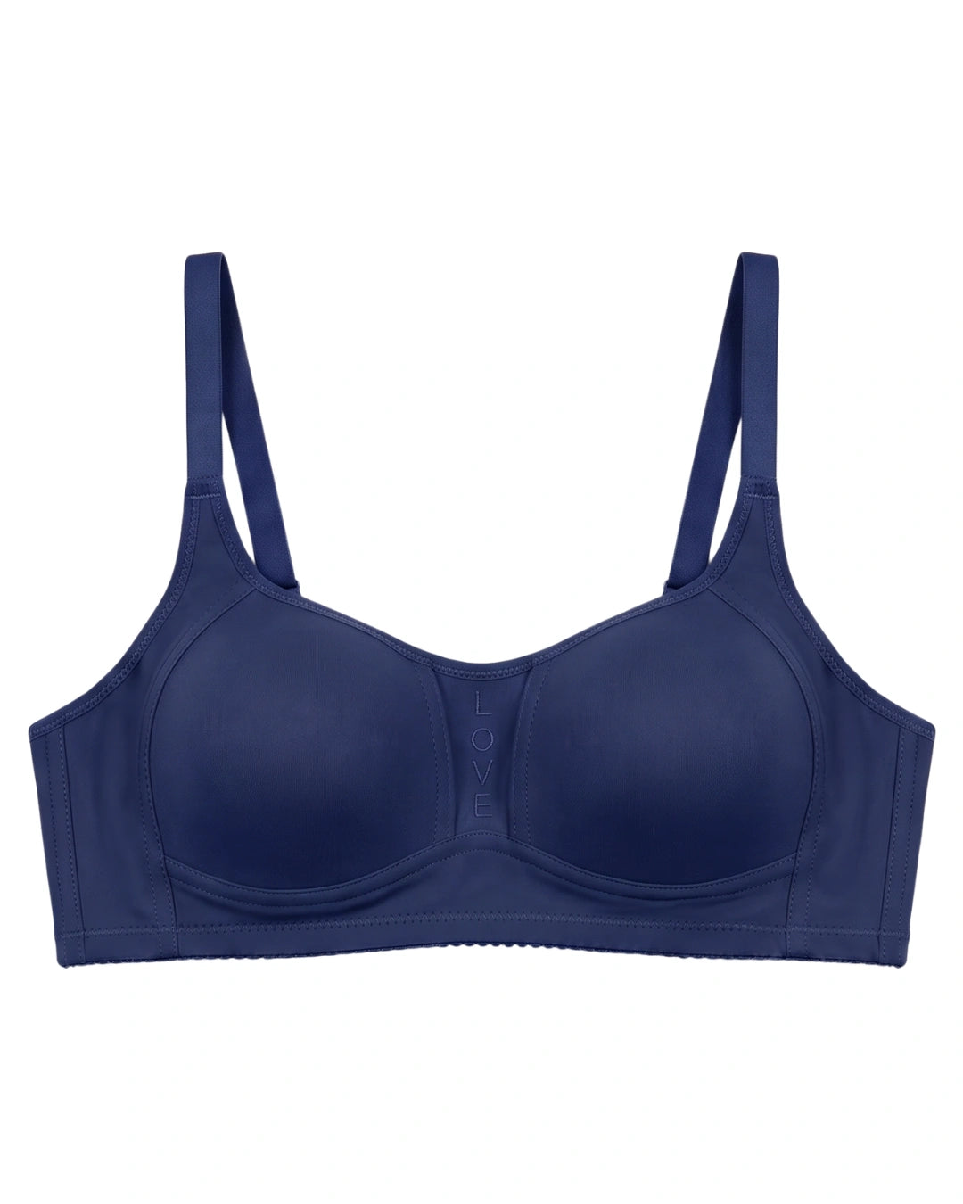 Light Padded T-Shirt Bra - Leo - Blue