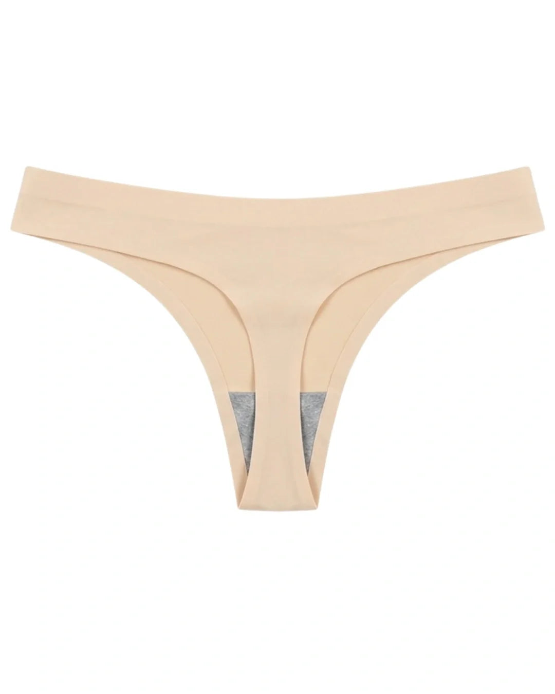 Seamless Thong  - Scarlet - Skin