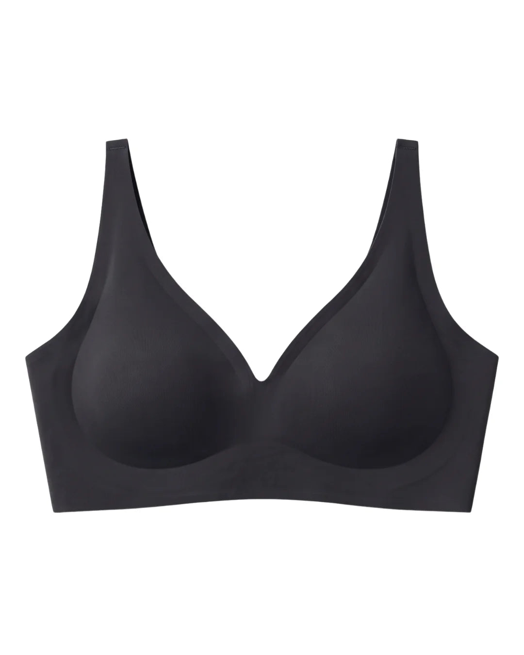 Padded Seamless Easy Comfort Bra - Black