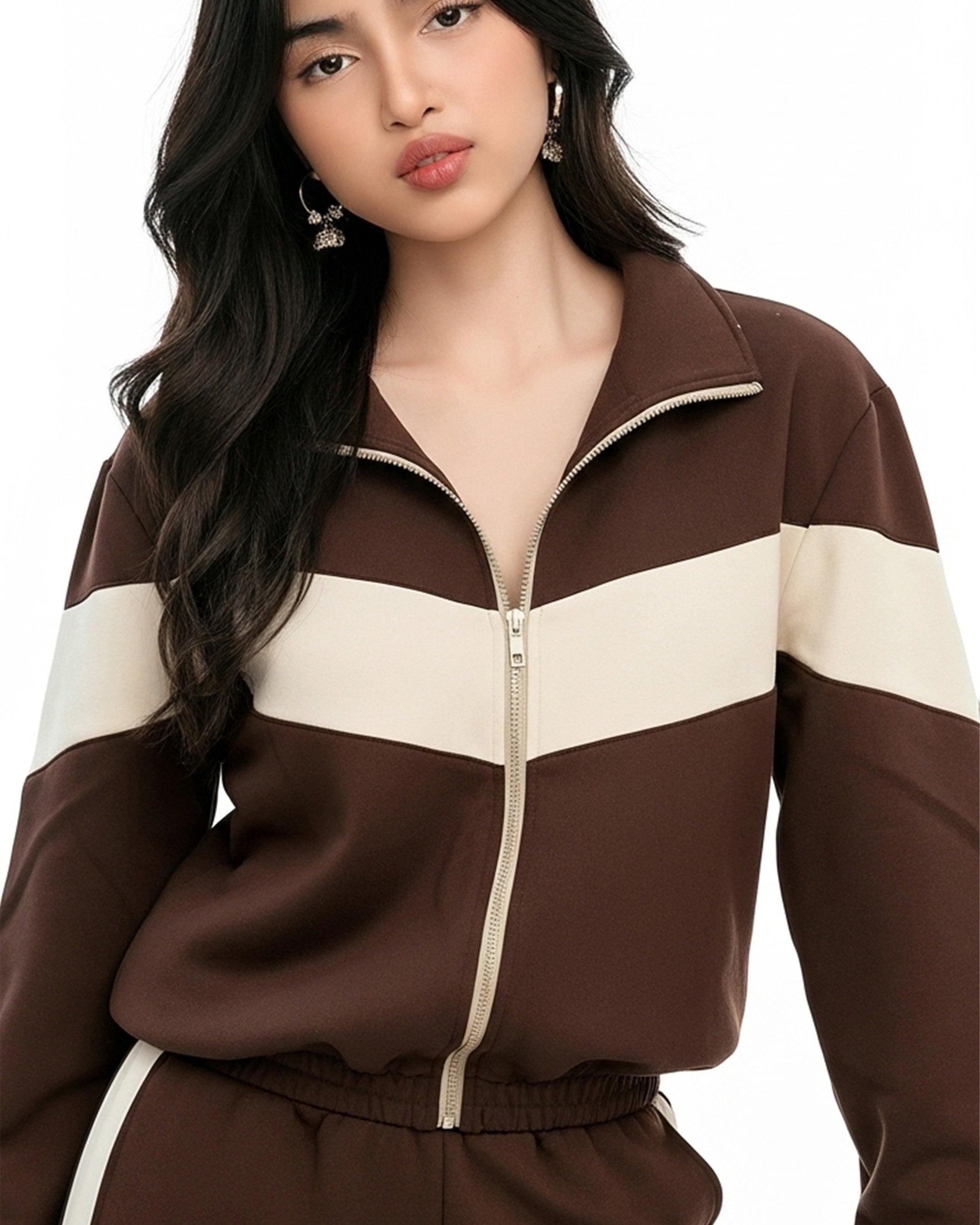 Fleece Tracksuit – Cool Fit - Brown