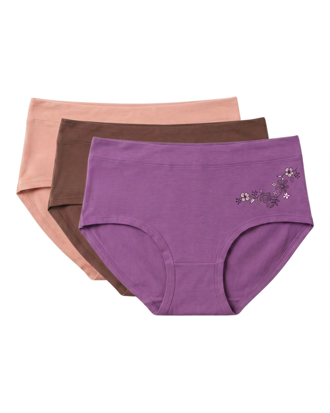 Pack Of 3 - Brief Panty - Bloomoir