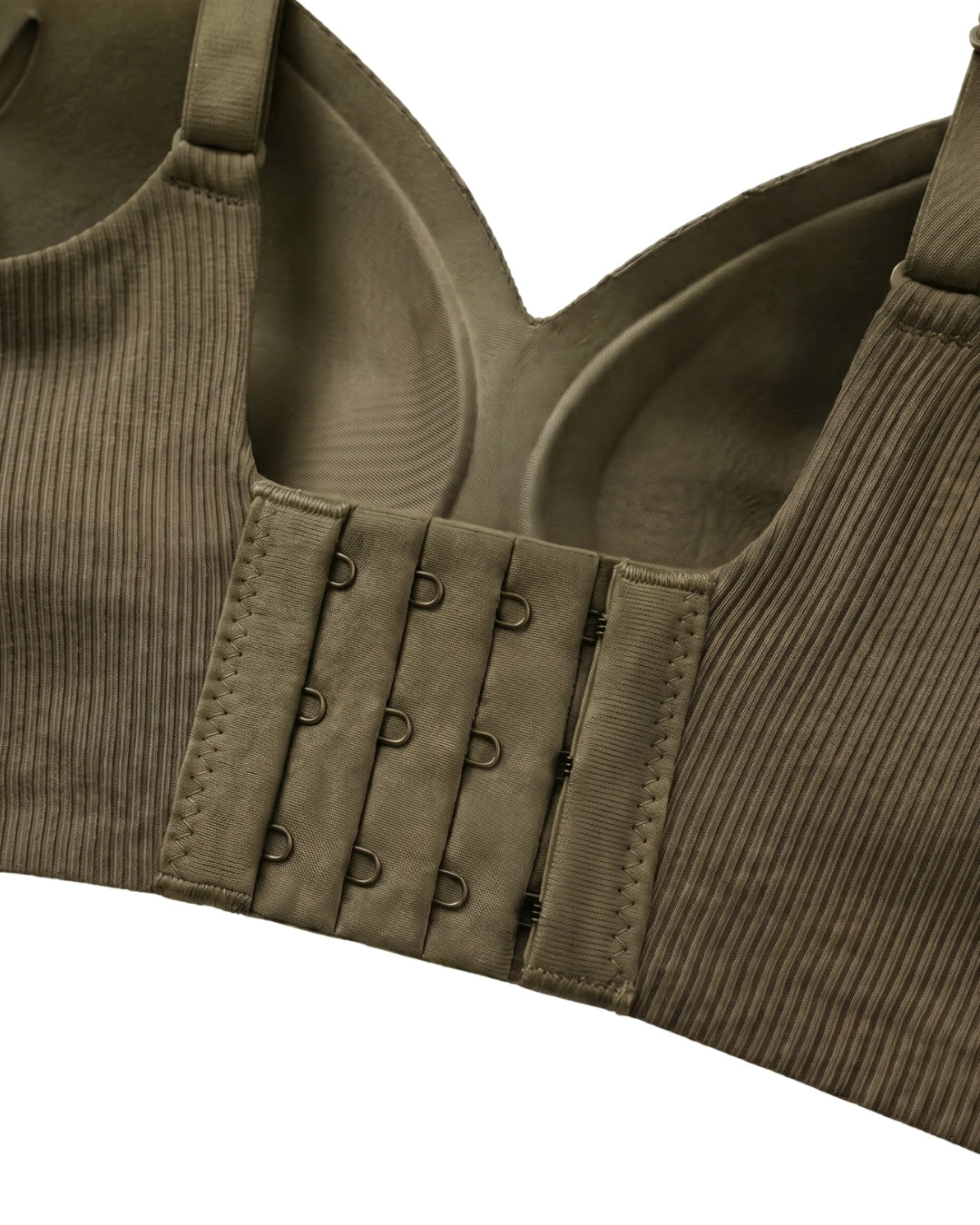 Seamless Padded Bra - Vinoa - Olive Green