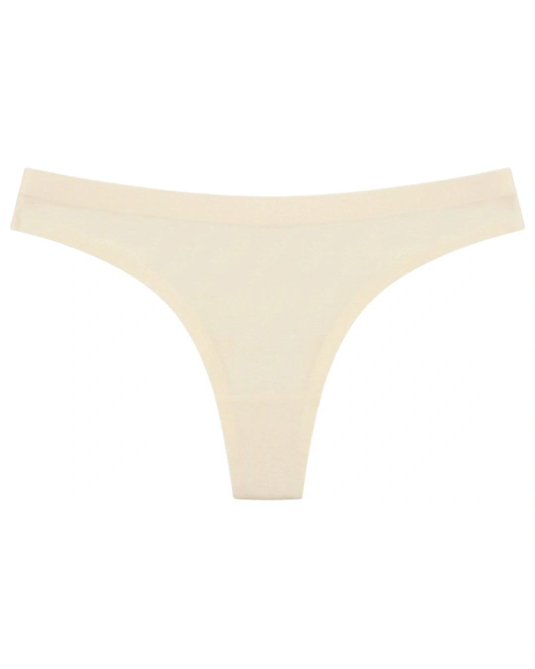 Seamless Thong  - Scarlet - Cream