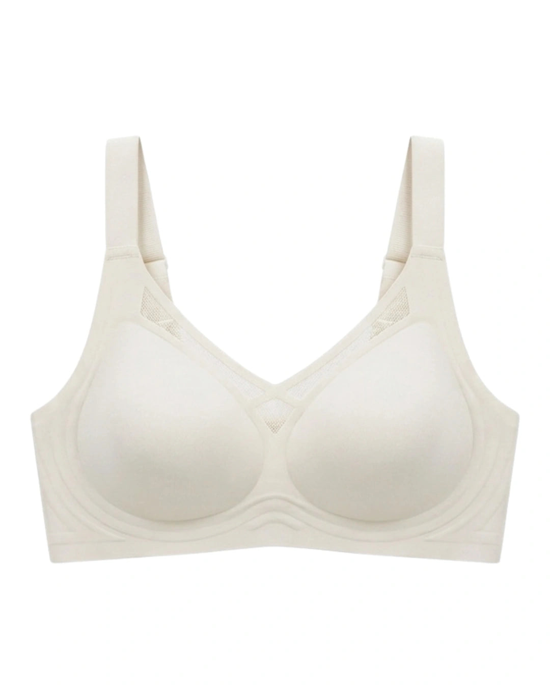Seamless Padded Bra - Alvena - Off White