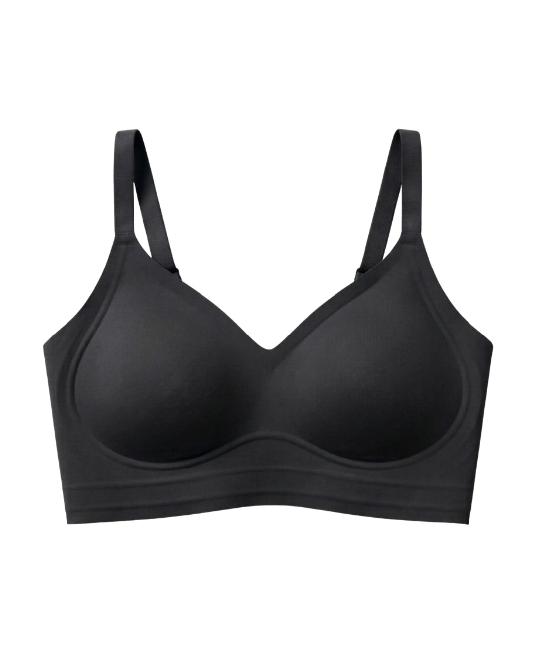 Seamless Padded Bra - Nurvia - Black