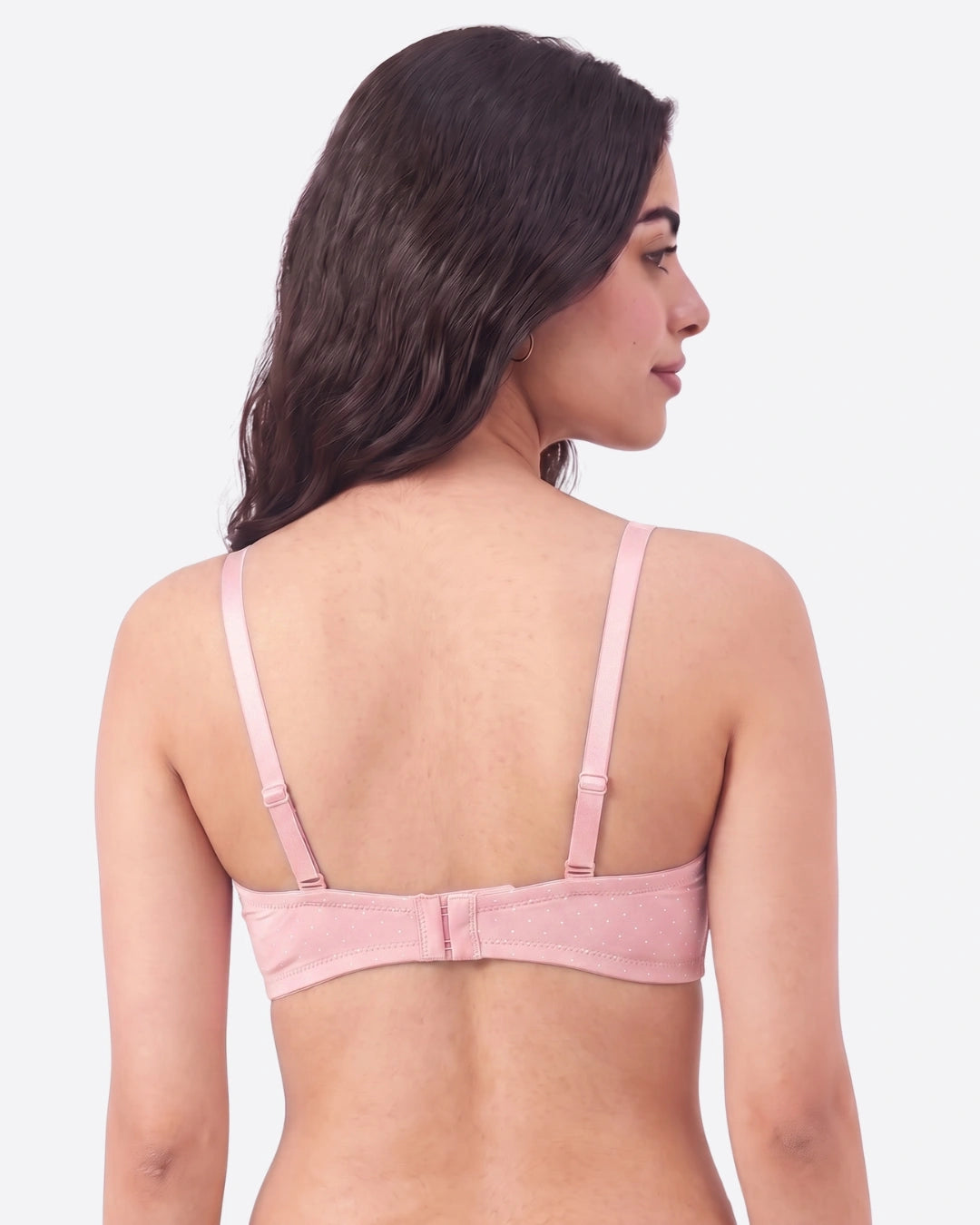 Padded Non Wired T-Shirt Bra - June - Pink