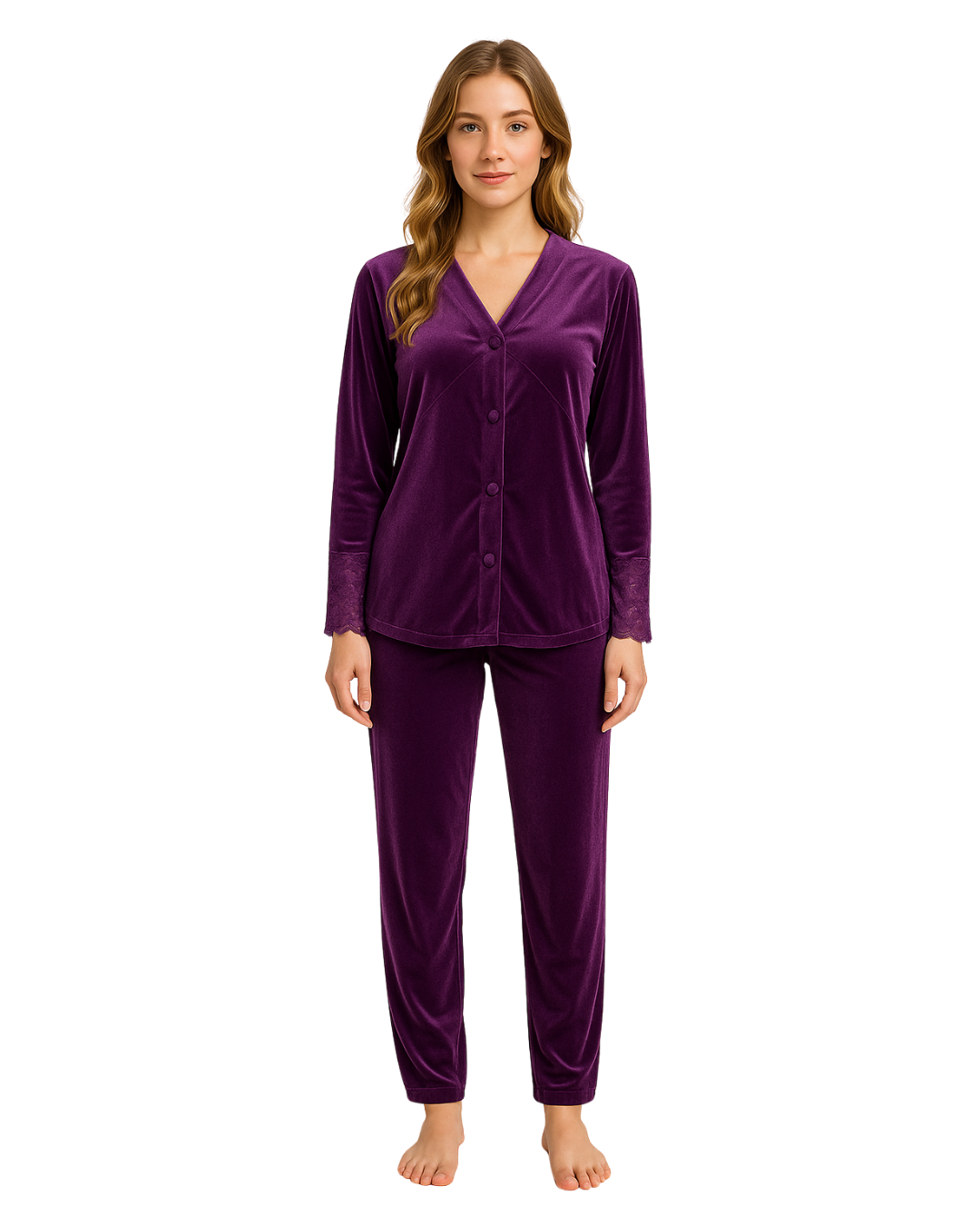 Silk Pajama Suit - Cozy Gaze
