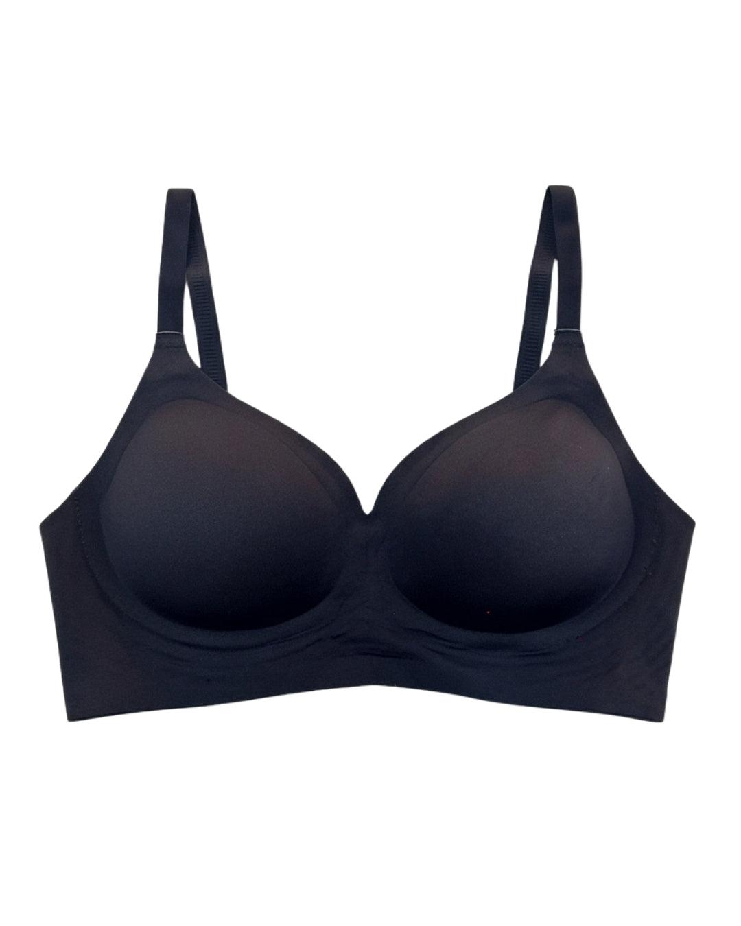 Padded Seamless Soft Bra - Black