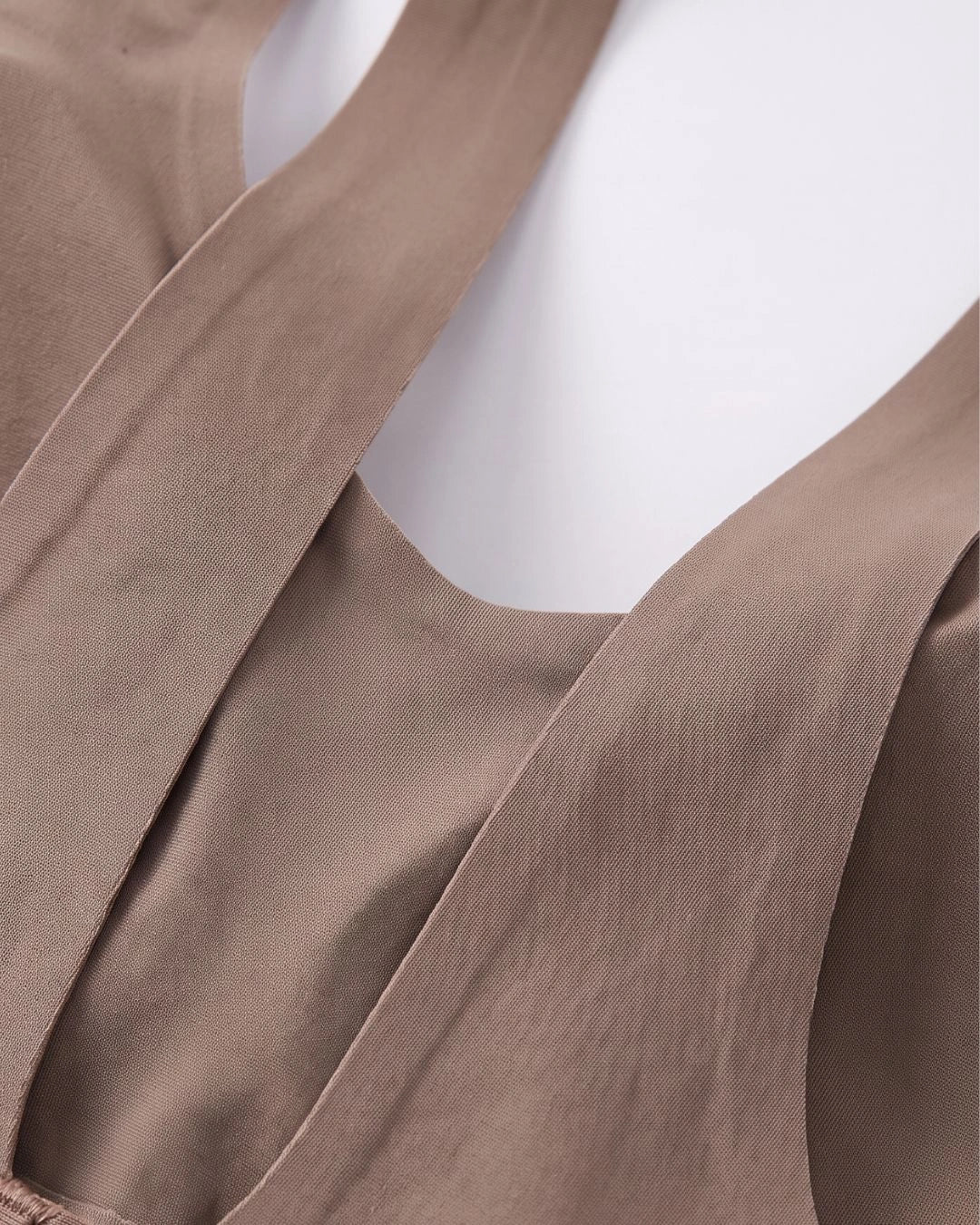 Seamless Padded Bra - Aira - Light Brown