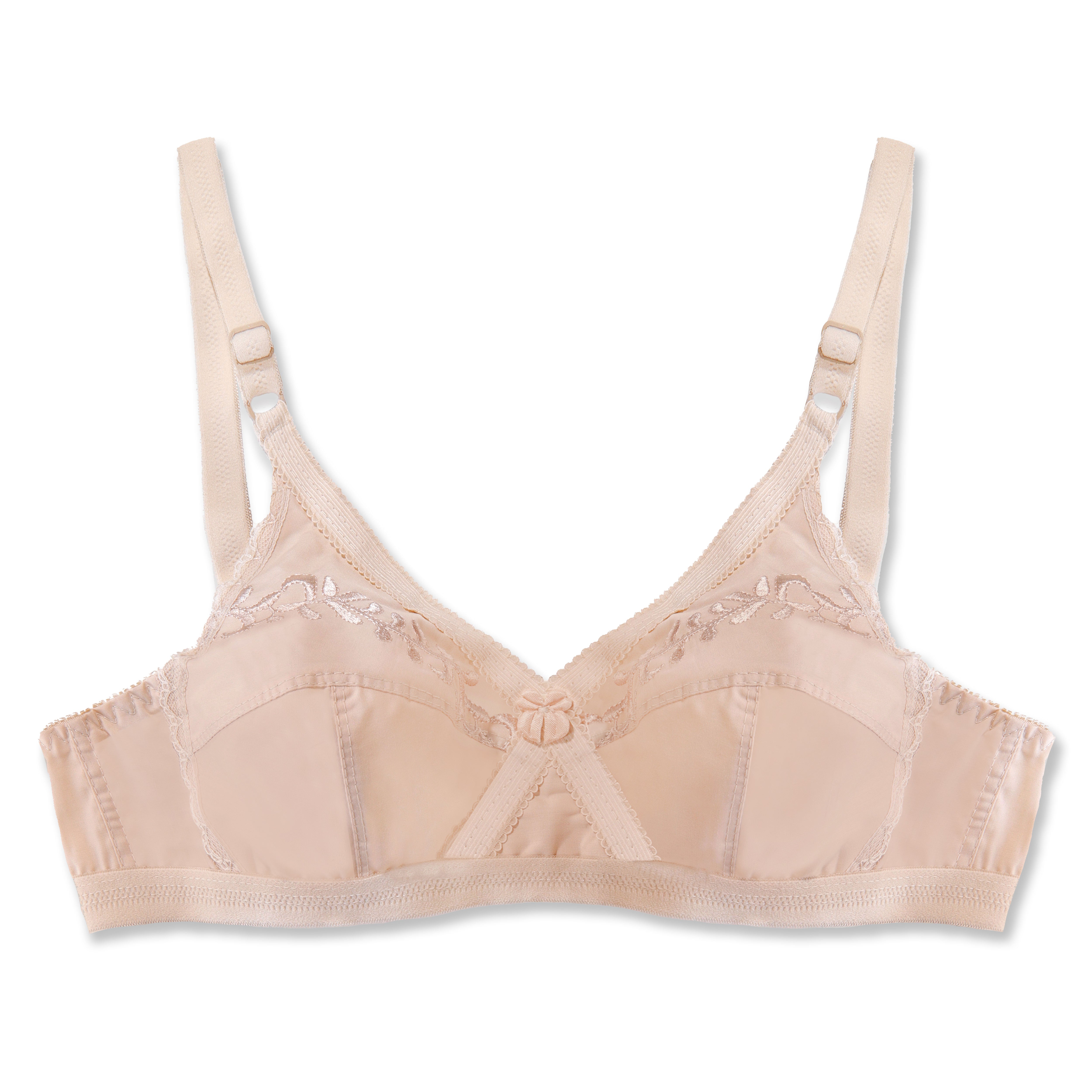 Non Wired Padded Bra – Embroidered Weave