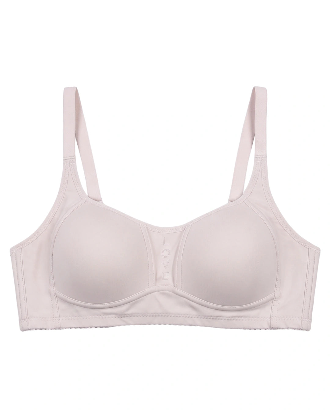 Light Padded T-Shirt Bra - Leo - Ash White