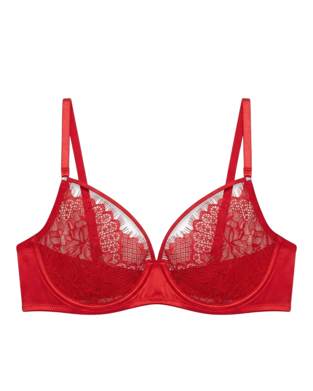 Non-Padded Bra - Vyxen - Red
