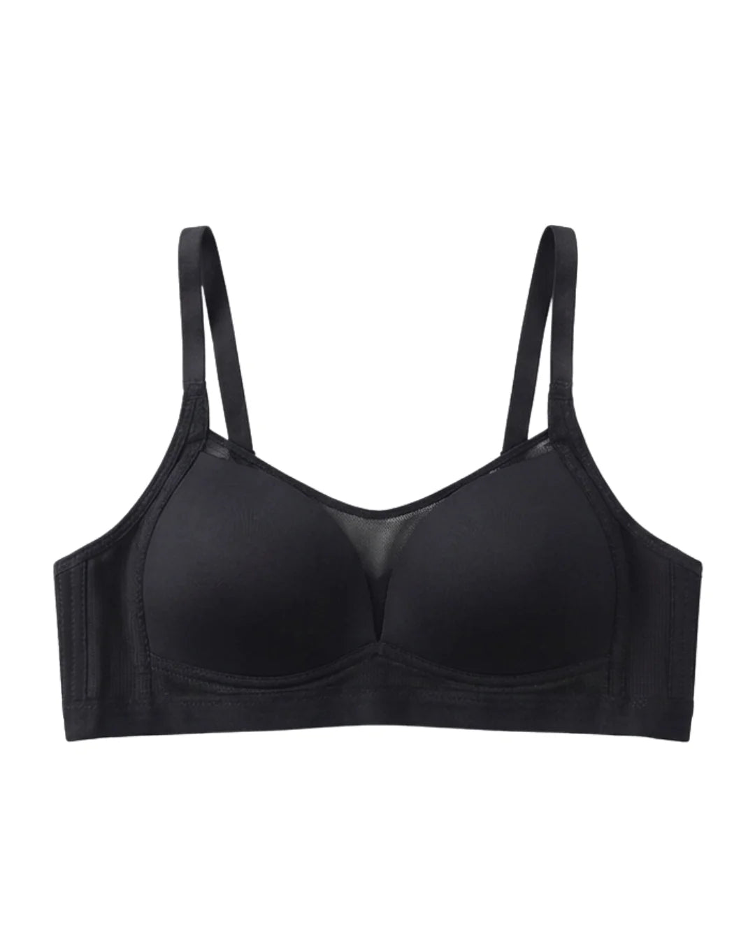 Light Padded Non-Wired T-Shirt Bra - Belle - Black