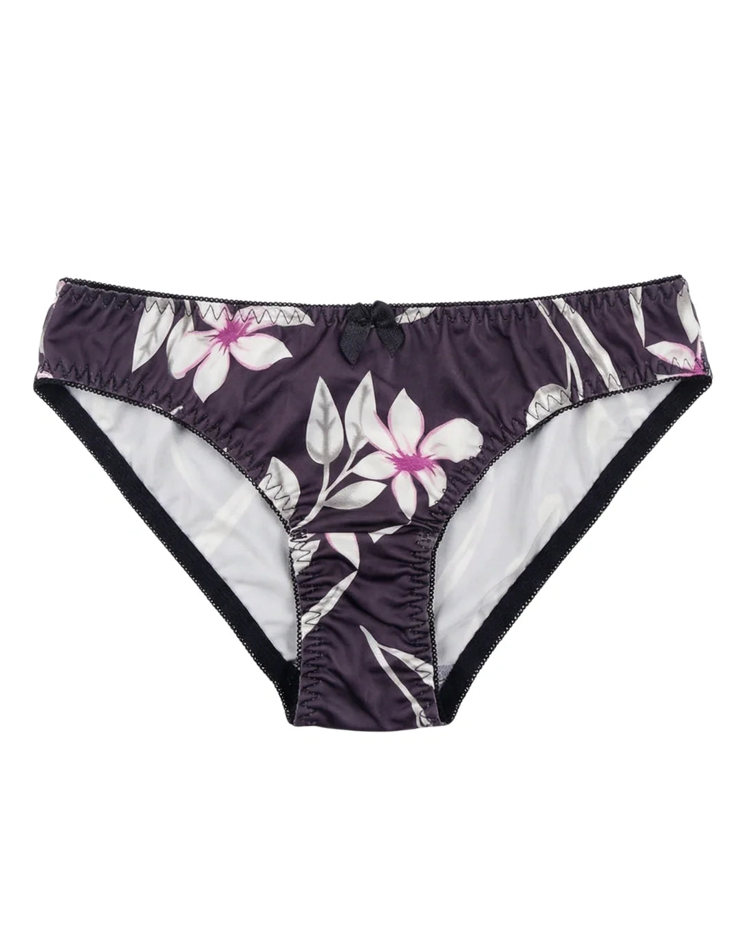 Padded Bra Set - Midnight Petal - Black