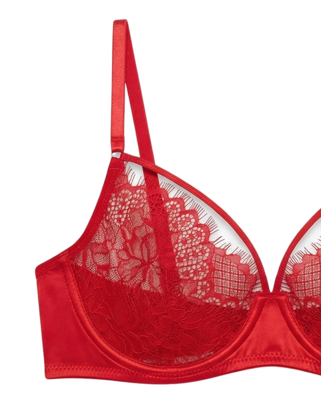 Non-Padded Bra - Vyxen - Red