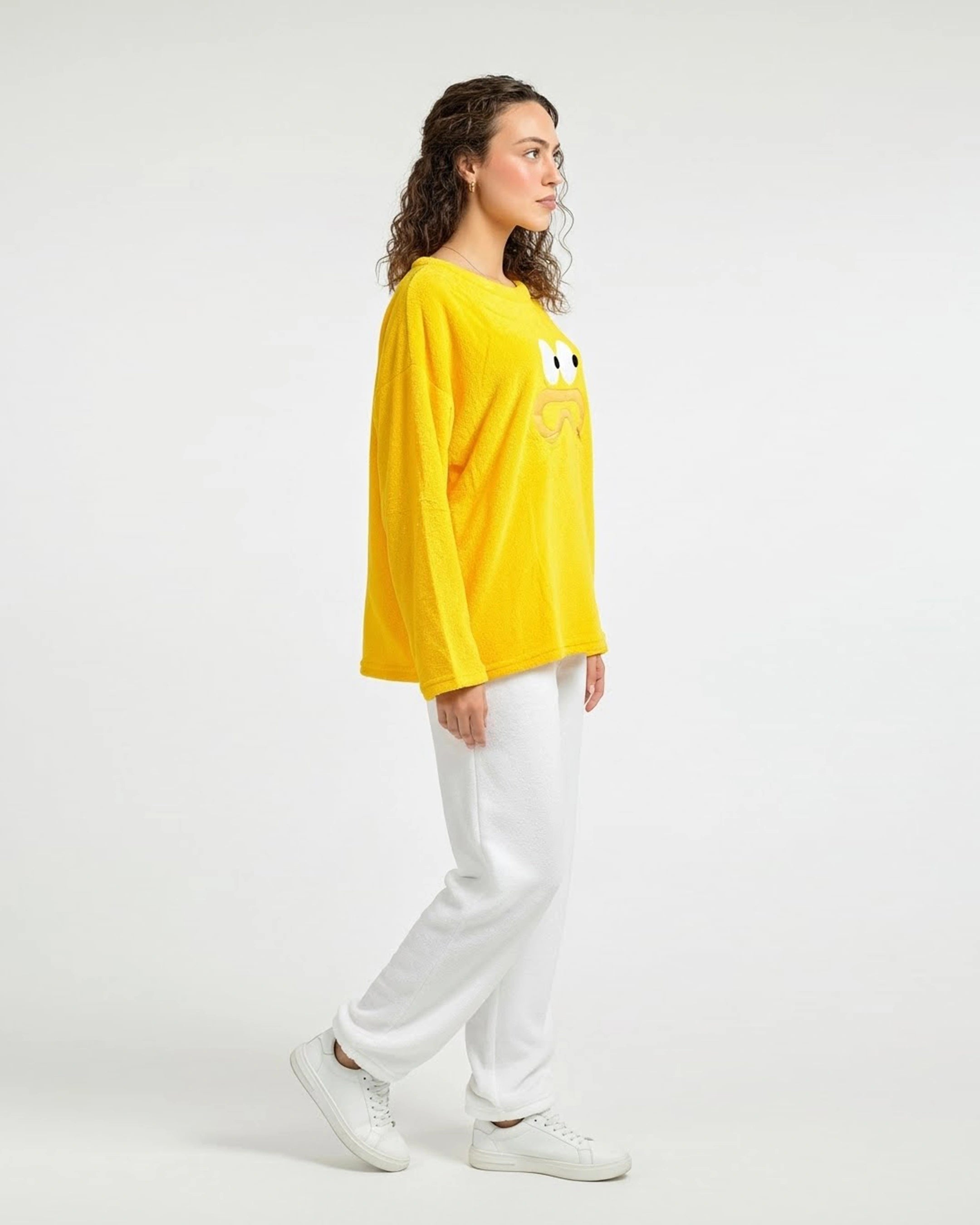 Fleece Pajama Suit - Sunny Face