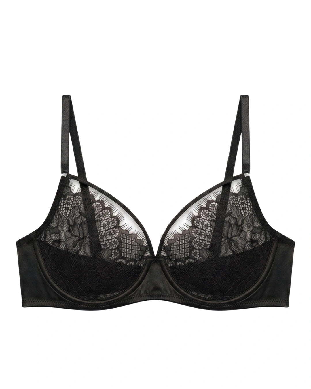 Non-Padded Bra - Vyxen - Black