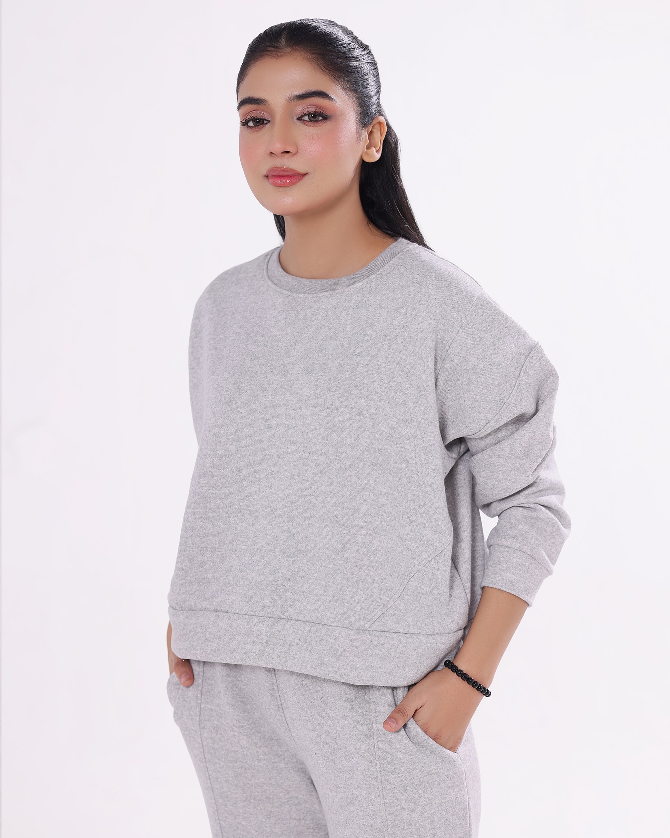 Fleece Tracksuit – Warm Set - Grey